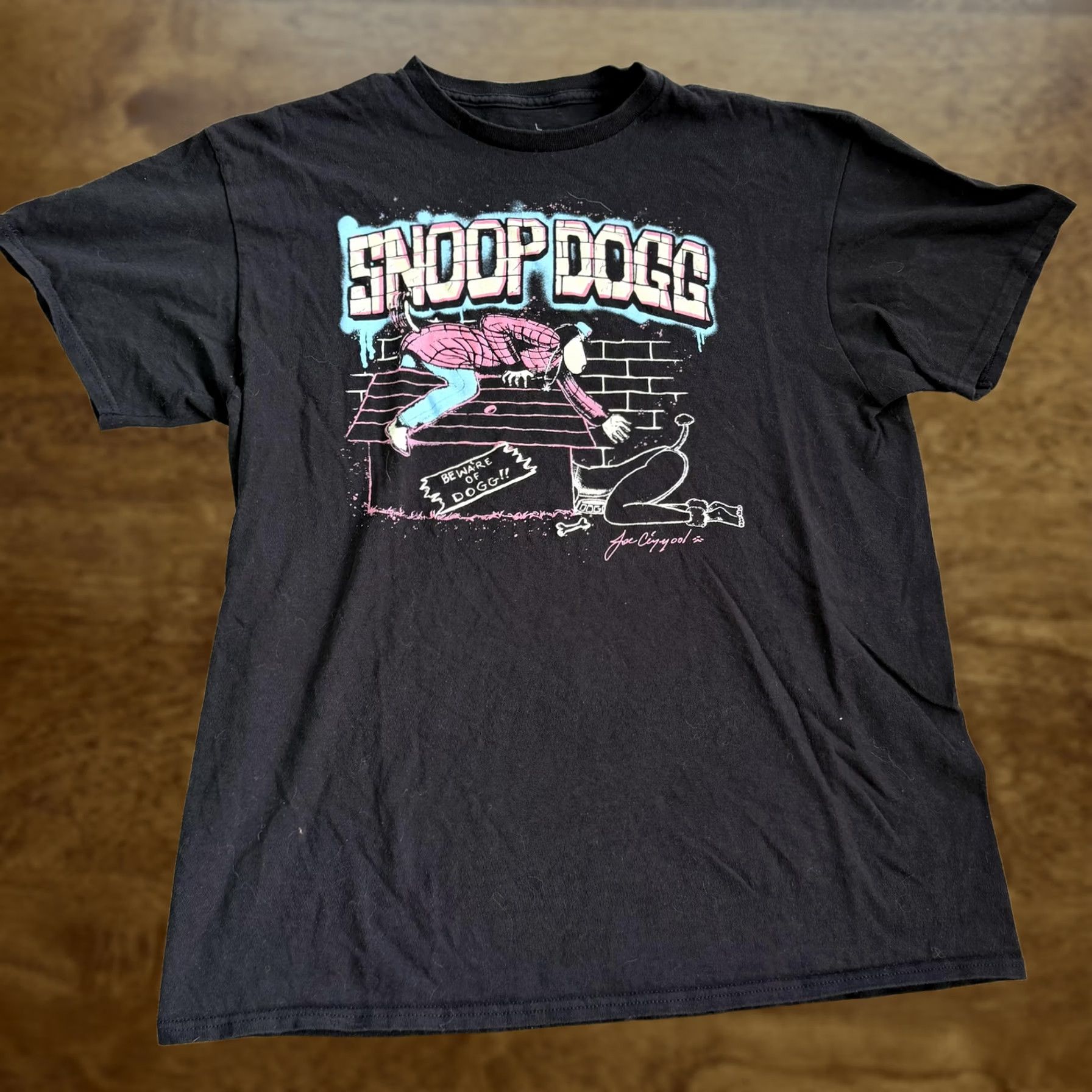 Rap Tees × Vintage 1993 Snoop Dogg “Beware of Dogg” Rap Tee | Grailed