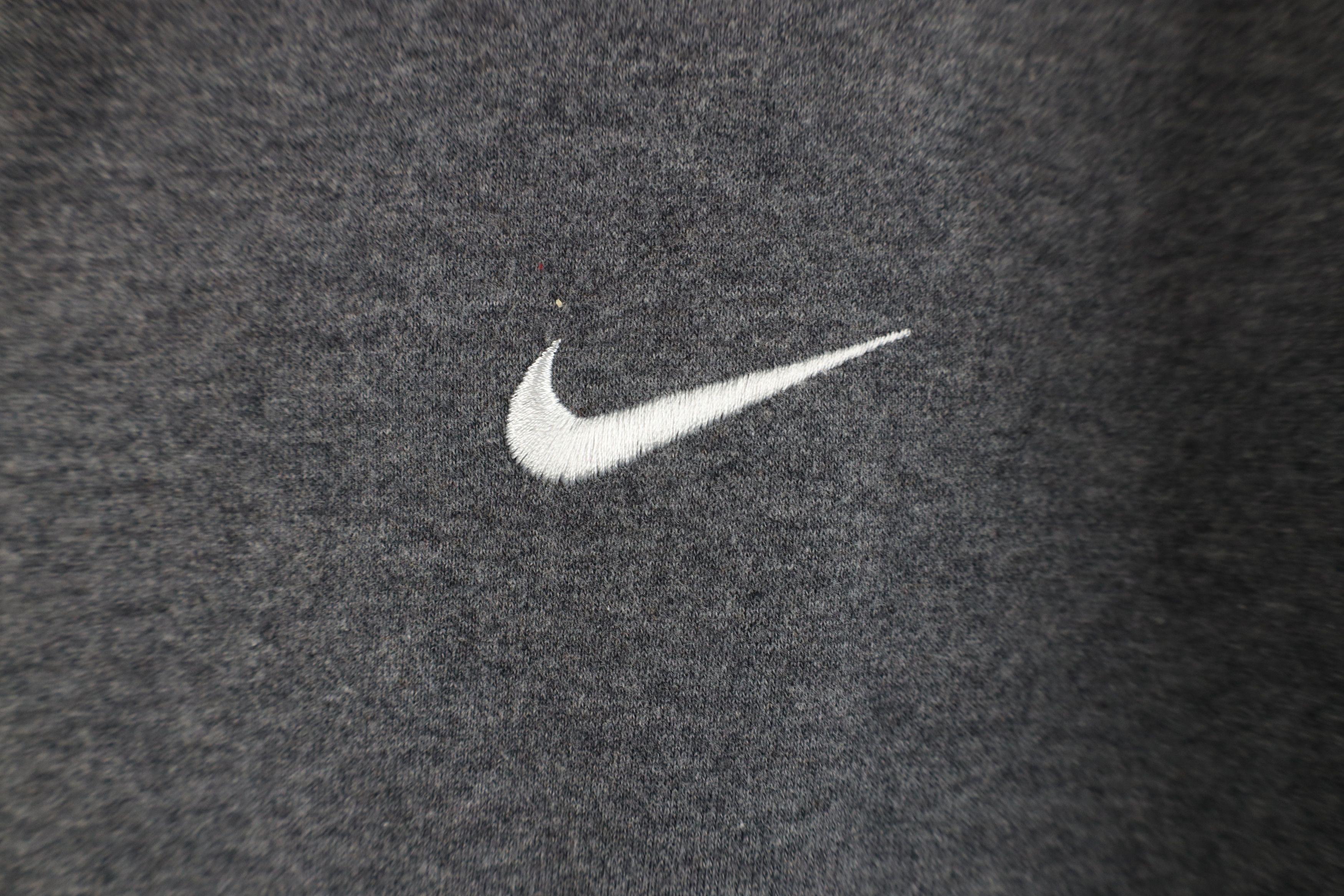Nike Vintage Y2K Nike Scott Mini Swoosh Heavyweight Hoodie Gray Size US XL / EU 56 / 4 - 4 Thumbnail