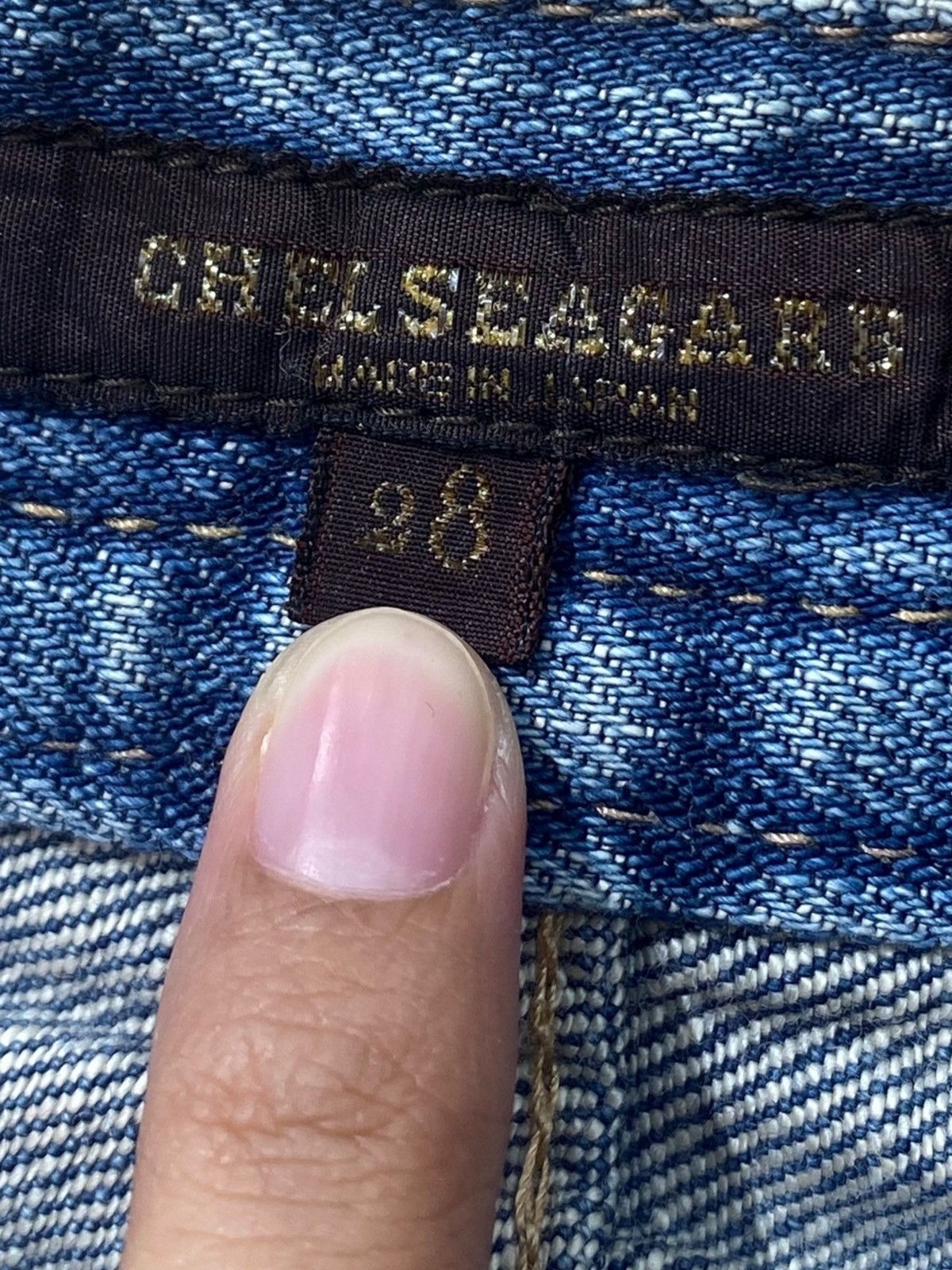 Japanese Brand Japanese Brand Grunde Faded Wash Style Flare Jeans Size US 27 - 11 Thumbnail