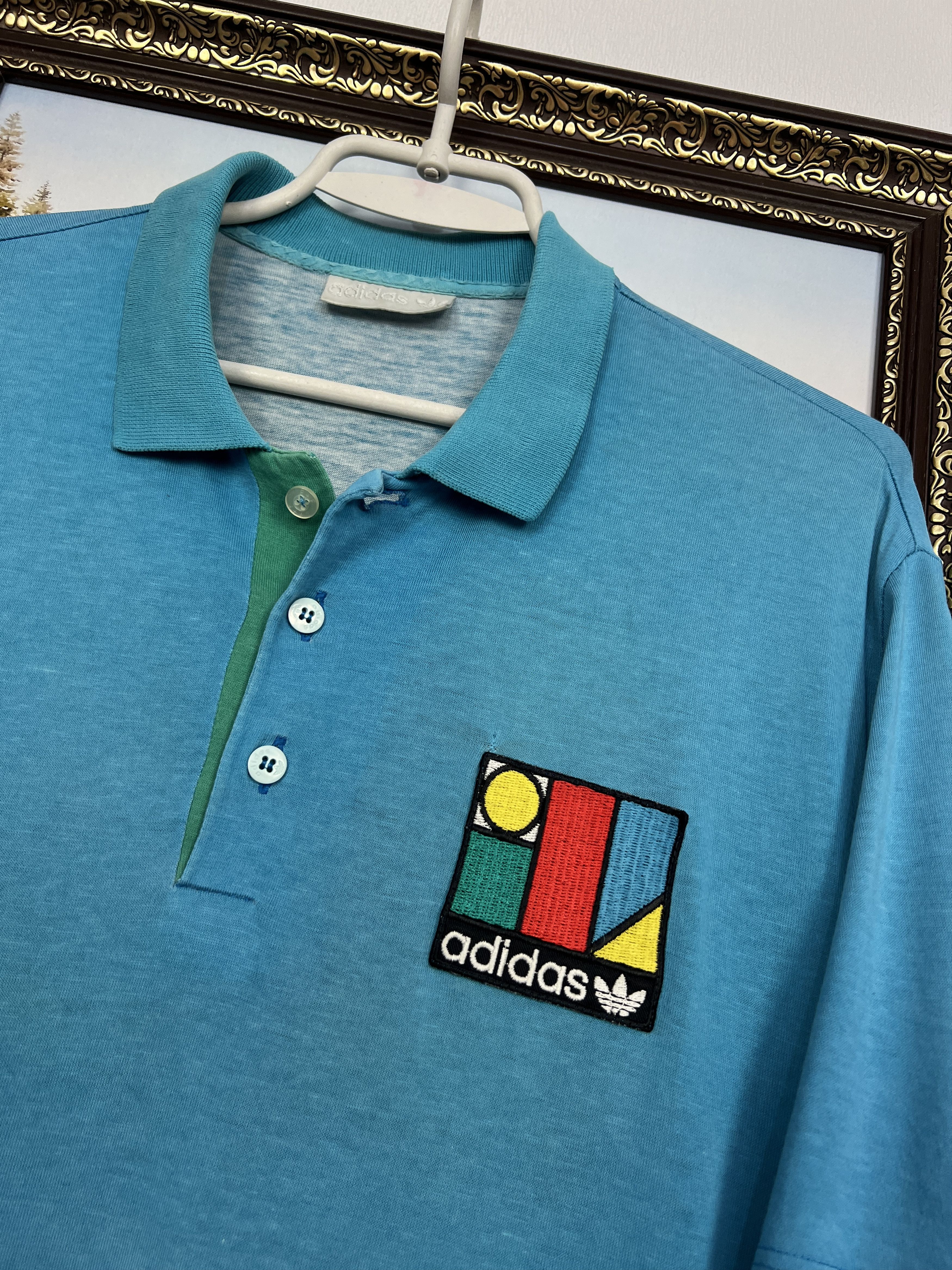 Adidas Vintage 90's Adidas Ivan lendl Tennis Shirt Jersey Polo Rare Size US L / EU 52-54 / 3 - 5 Thumbnail