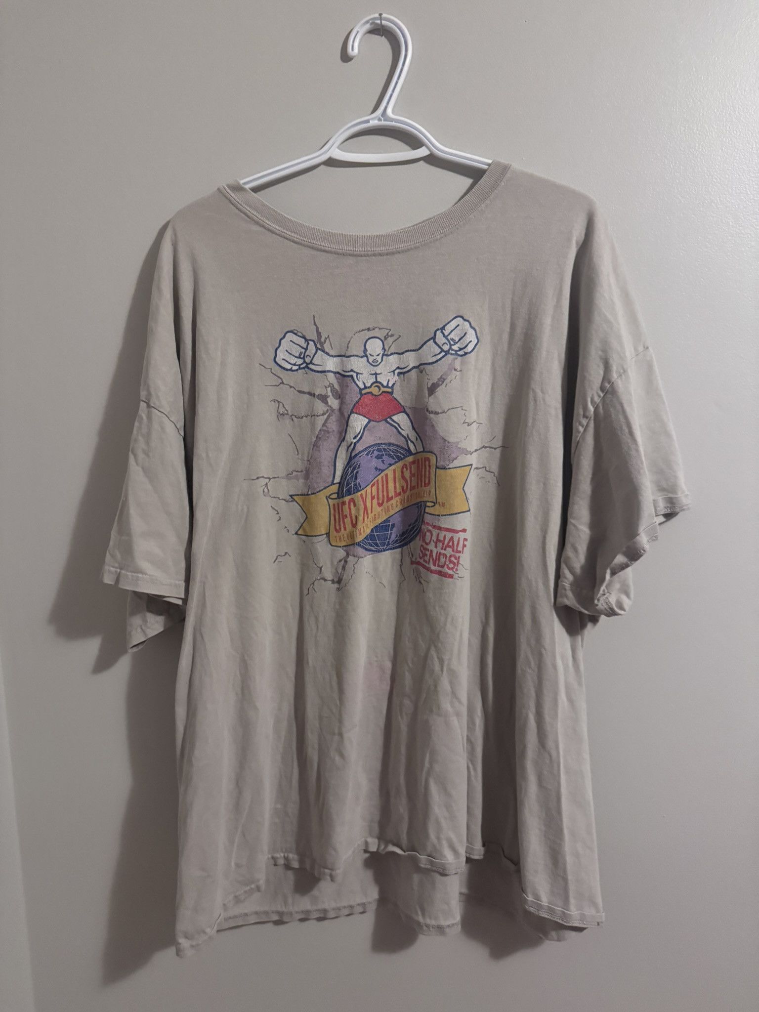 UFC UFC x FULLSEND Beige Tee - 3XL Size US XXL / EU 58 / 5 - 1 Thumbnail