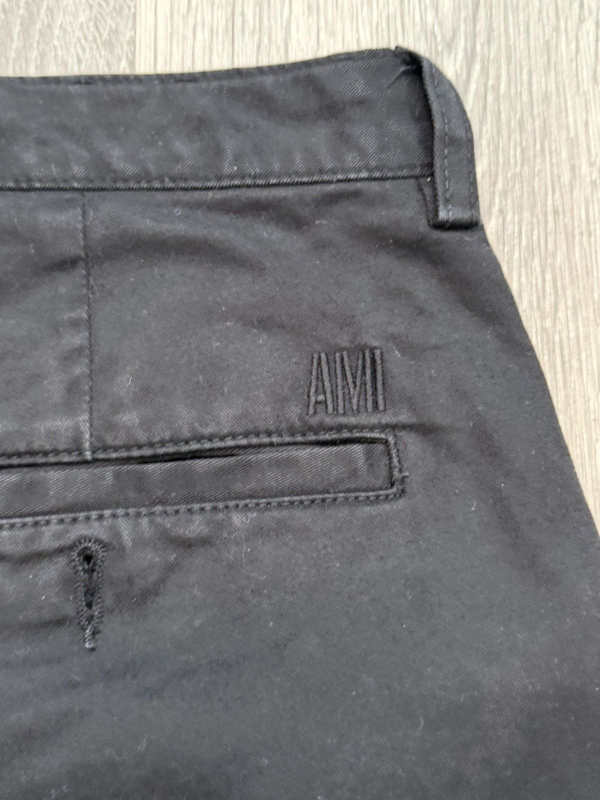 AMI Ami Paris Alexandre Matuissi Men’s Chinos - Black Size US 31 - 4 Thumbnail