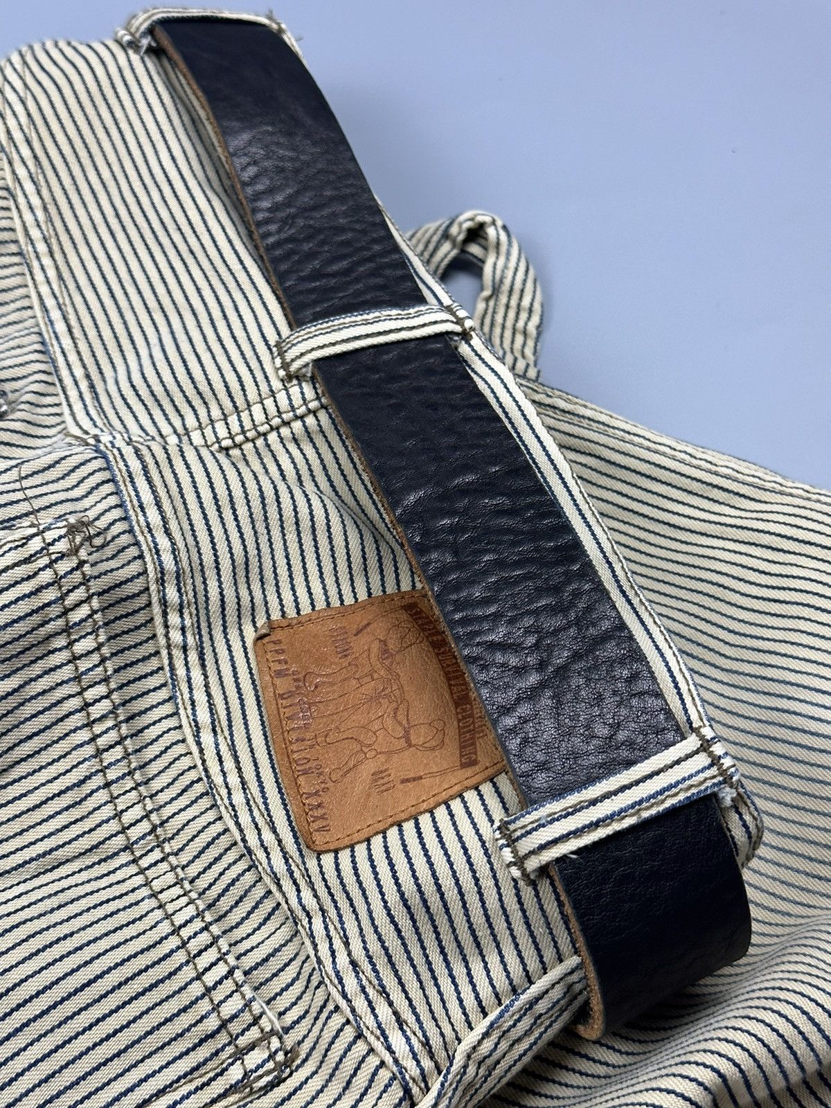 Designer × Genuine Leather × Vintage Vintage Genuine Leather Misch Masch Belt Size 32 - 3 Thumbnail