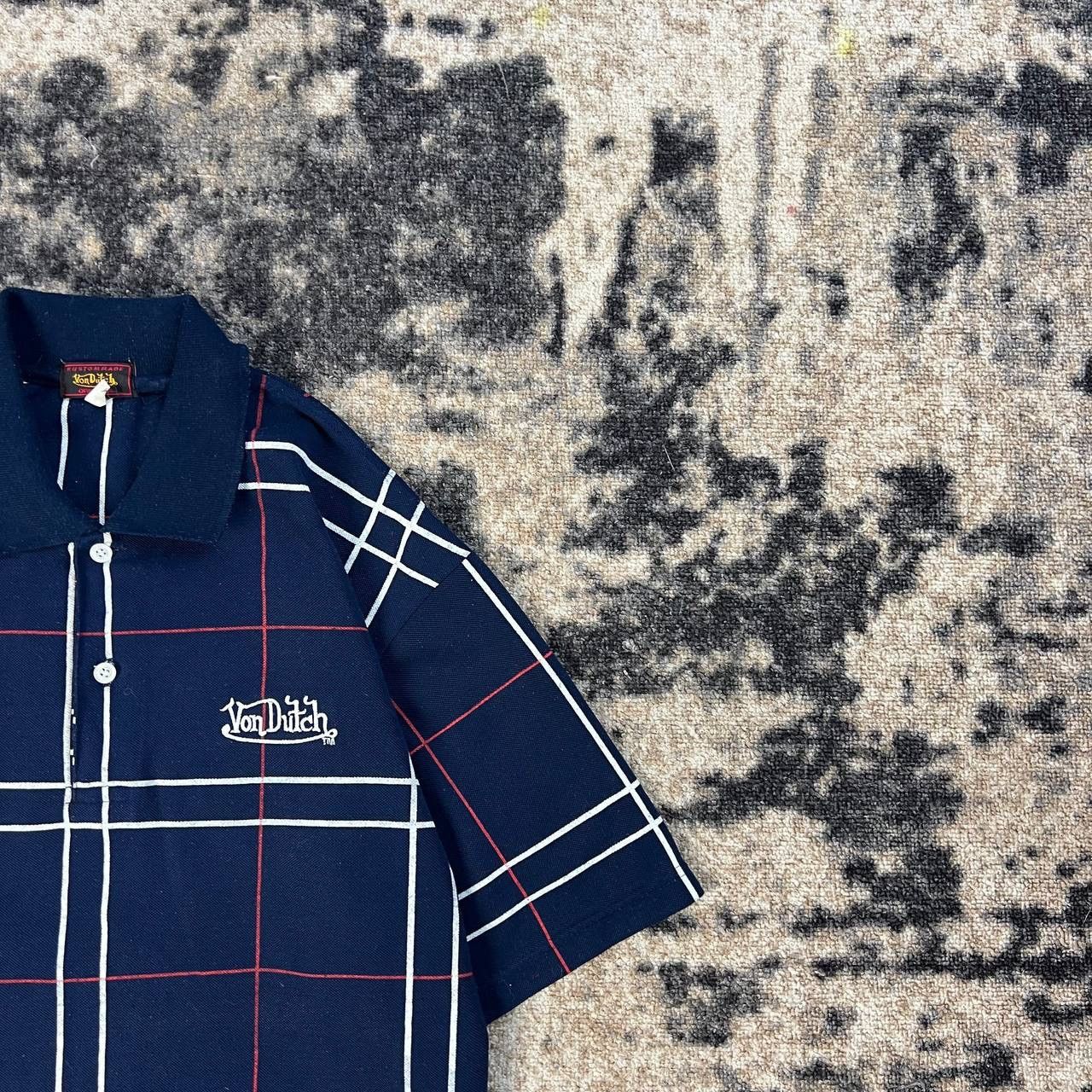 Von Dutch Von Dutch Mini Logo Vintage Y2K Checkered Polo T-Shirt Size US M / EU 48-50 / 2 - 2 Thumbnail