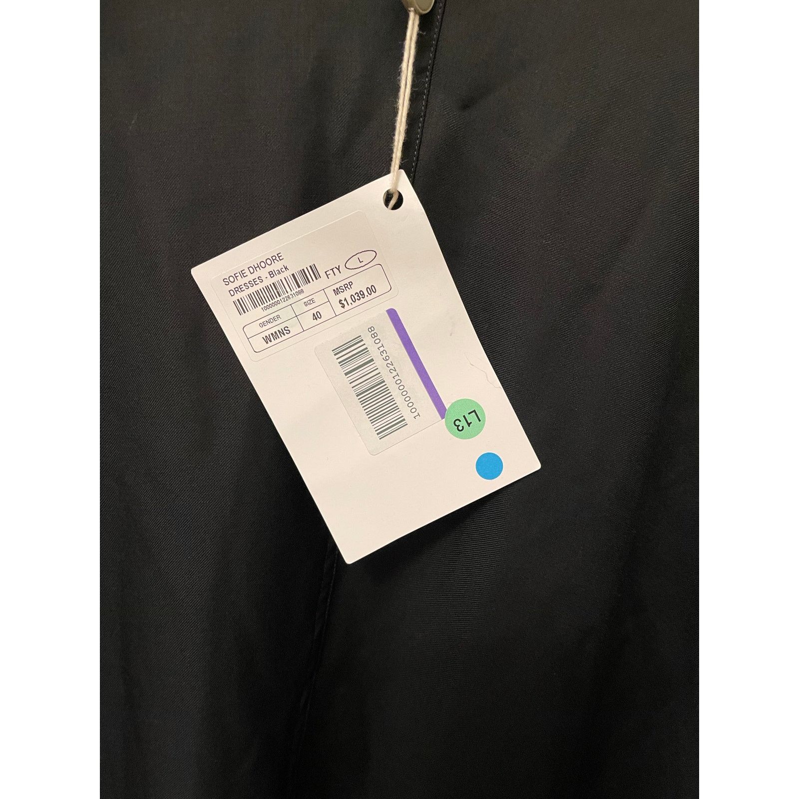 SOFIE D'HOORE Sofie D’Hoore, Black Oversized Cocoon Dress, NWT, Size 40 Size M / US 6-8 / IT 42-44 - 5 Thumbnail