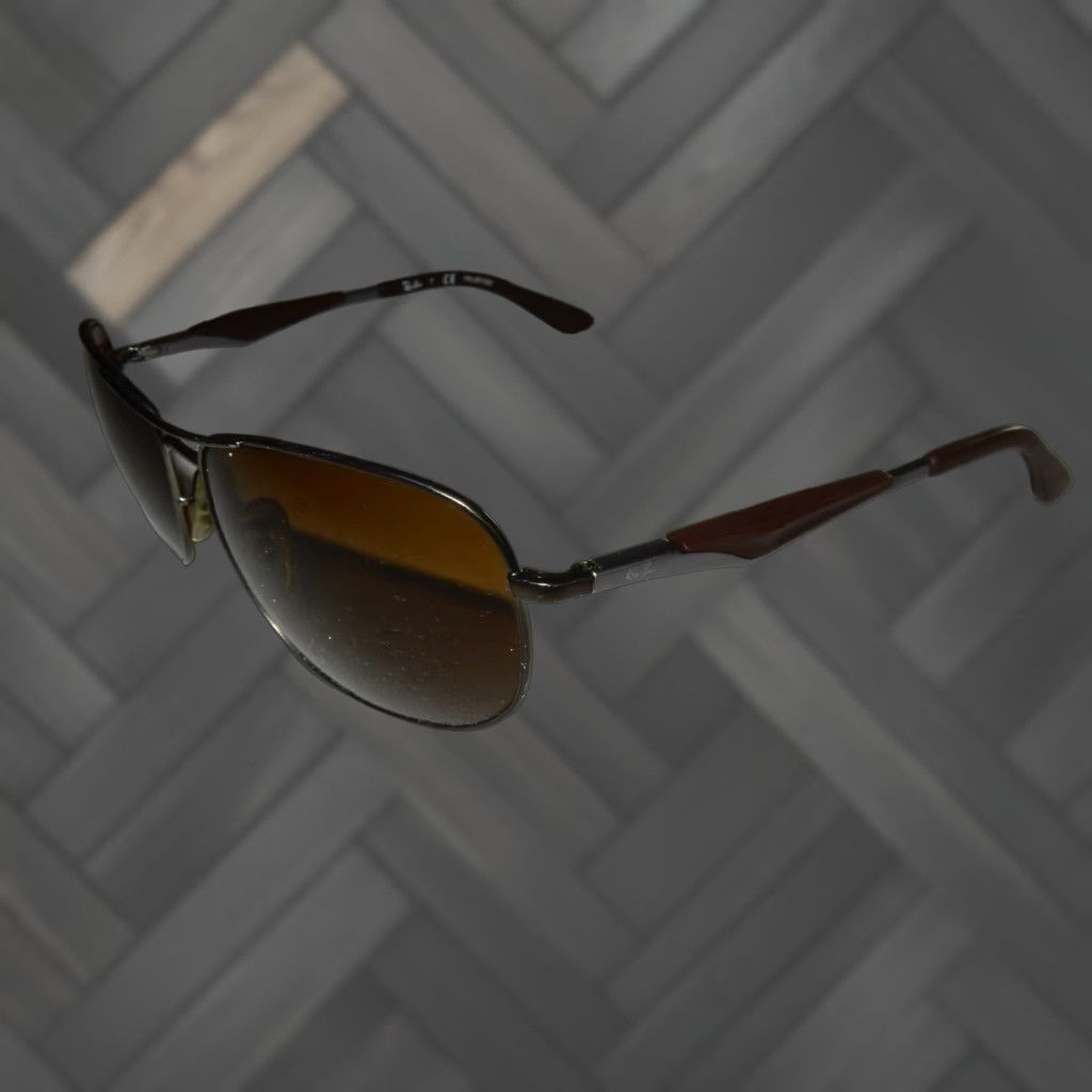 Vintage VINTAGE Ray-Ban Sunglasses Aviator Men Brown Italy 59mm Size ONE SIZE - 1 Thumbnail