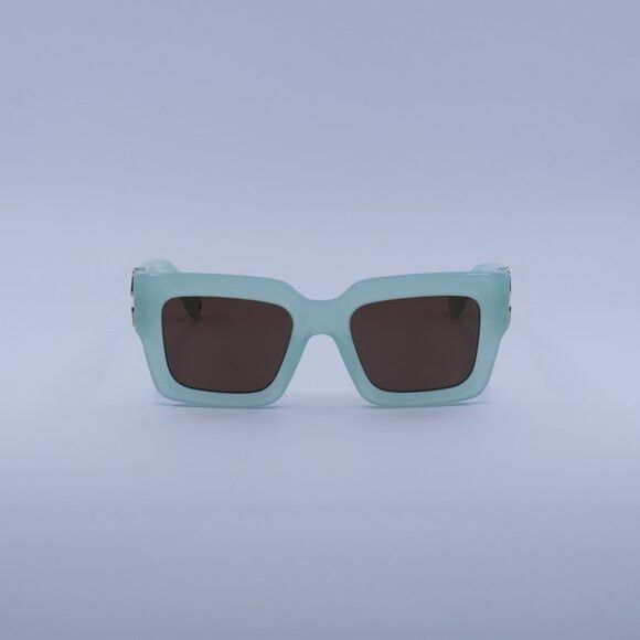 Off-White Off-White OERI14D MYSTIC 5364 Sunglasses Sage Square Frame Size ONE SIZE - 3 Thumbnail