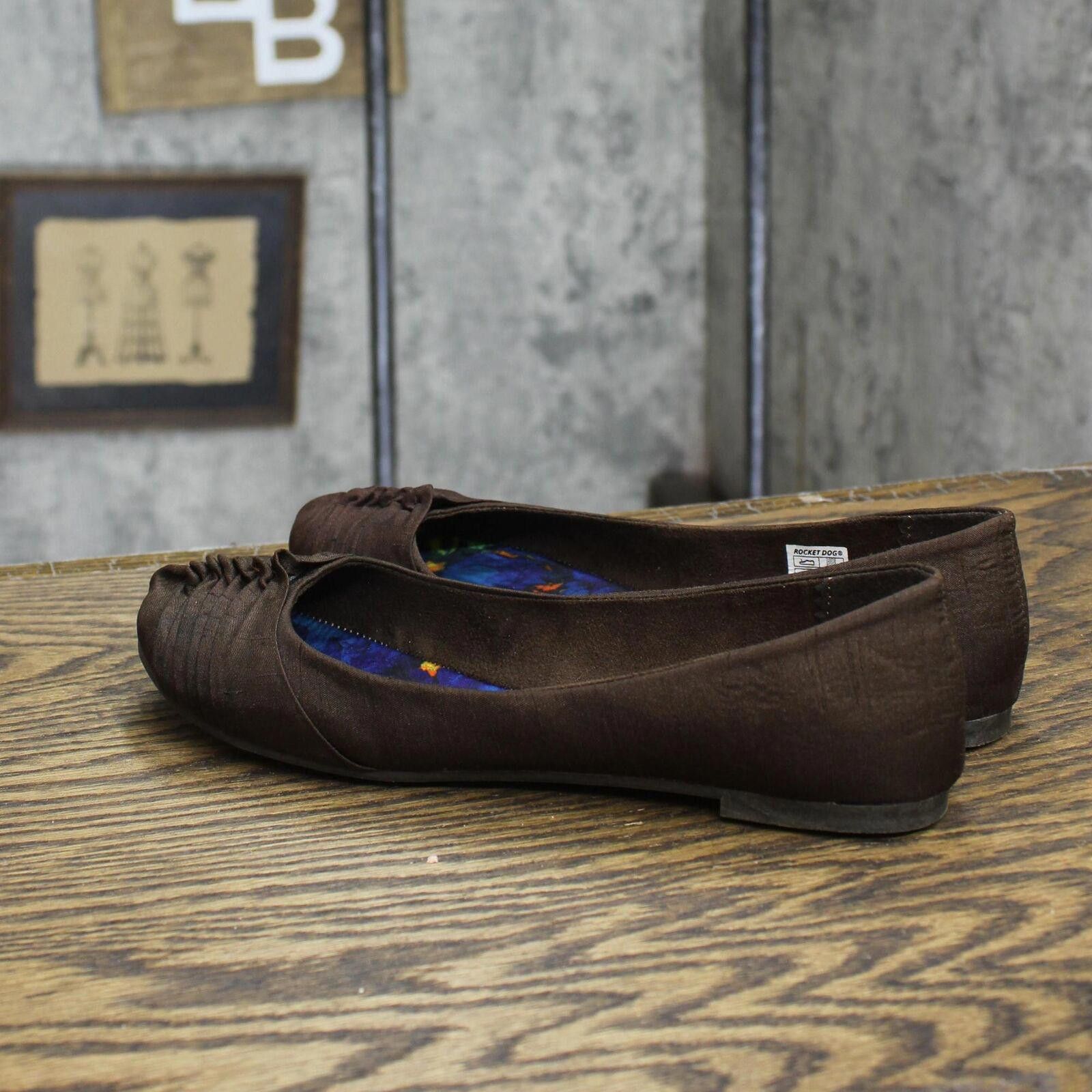 Other Rocket Dog Womens Toe Fabric Flats 167416abf0f6fb Brown 6.5M Size US 6.5 / IT 36.5 - 2 Thumbnail