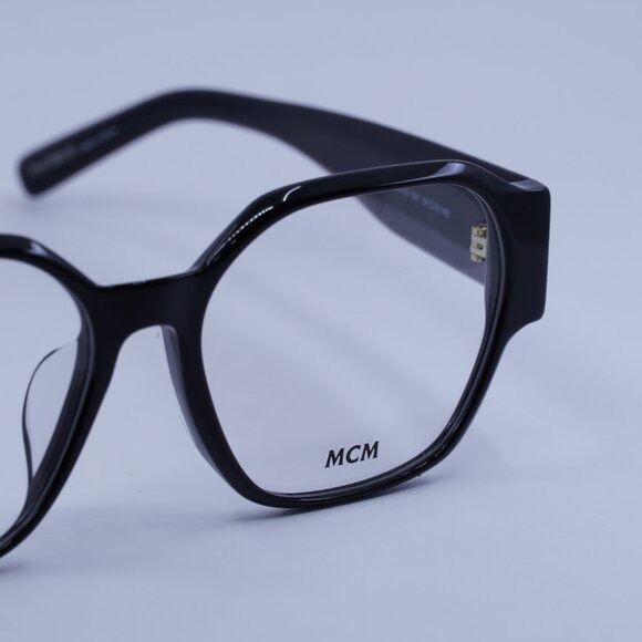 MCM MCM MW5008-D 001 Eyeglasses Black 54mm Geometric Frame Size ONE SIZE - 7 Thumbnail