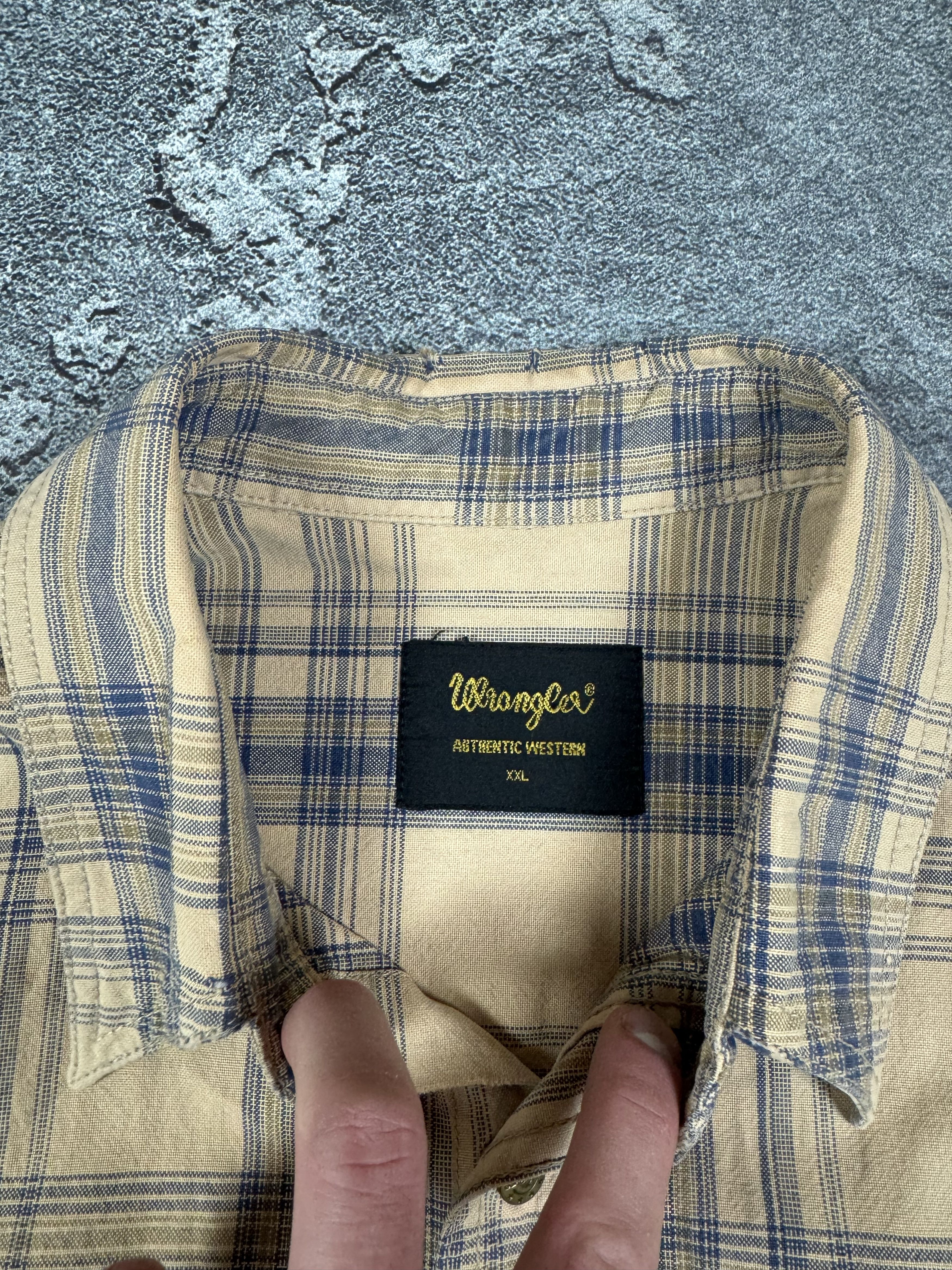 If Six Was Nine Wrangler Plaid Long Sleeve Shirt Button Size XXL Size US XXL / EU 58 / 5 - 3 Thumbnail