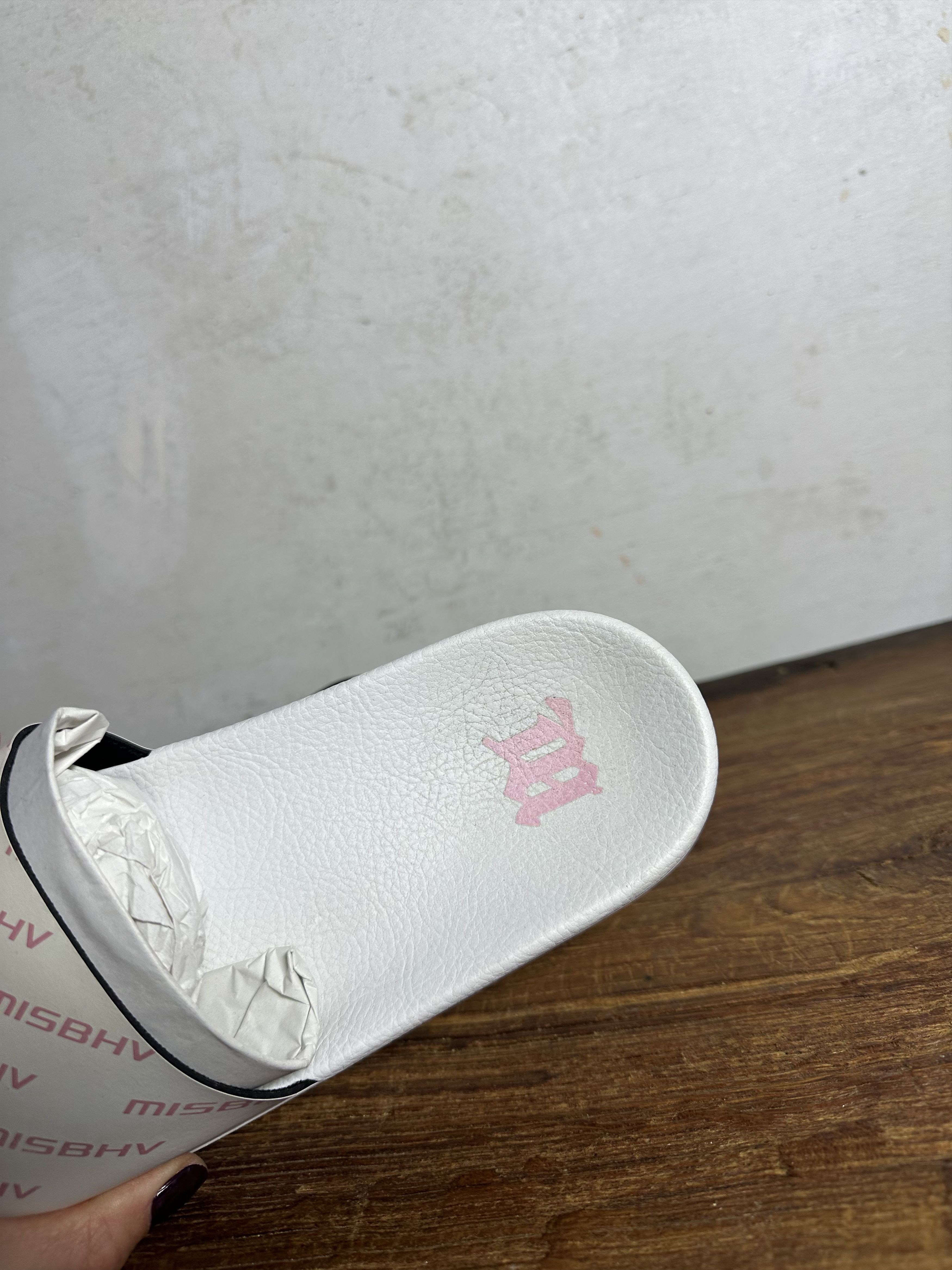 Misbhv MISBHV Diagonal Logo Pool Sliders Size US 8 / EU 41 - 6 Thumbnail