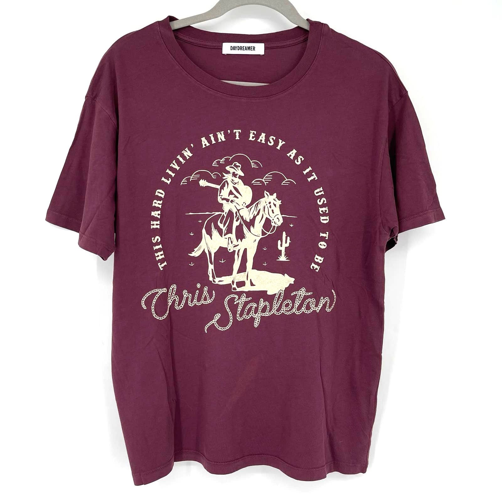 Daydreamer Daydreamer Chris Stapleton Hard Livin Boyfriend Tee Small Size S / US 4 / IT 40 - 6 Thumbnail