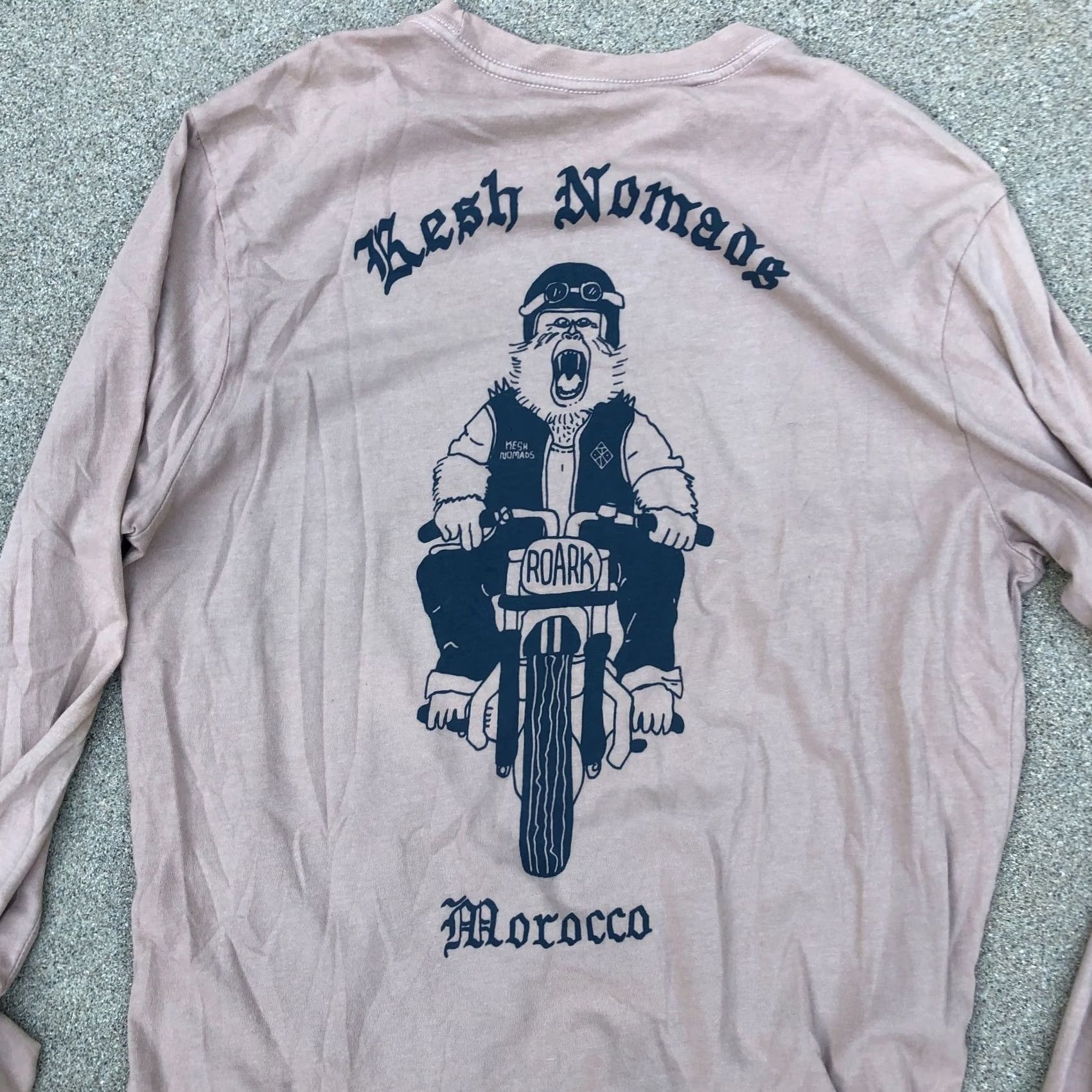 Roark ROARK Kesh Nomads Morocco Shirt Men Long Sleeve Crew Top Beige Medium Size US M / EU 48-50 / 2 - 3 Thumbnail