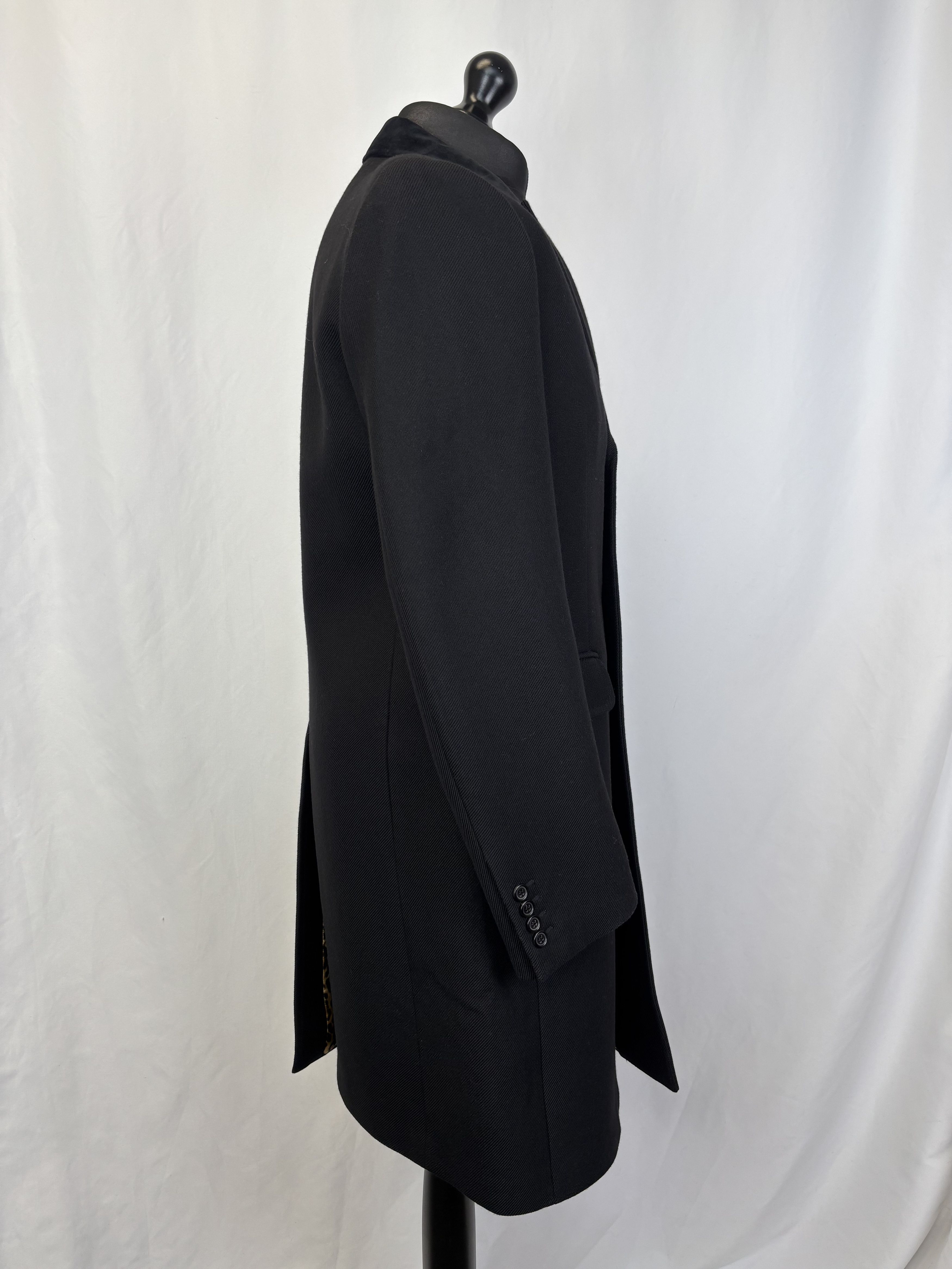 Saint Laurent Paris Saint Laurent Leopard Lined Overcoat Size US L / EU 52-54 / 3 - 2 Thumbnail