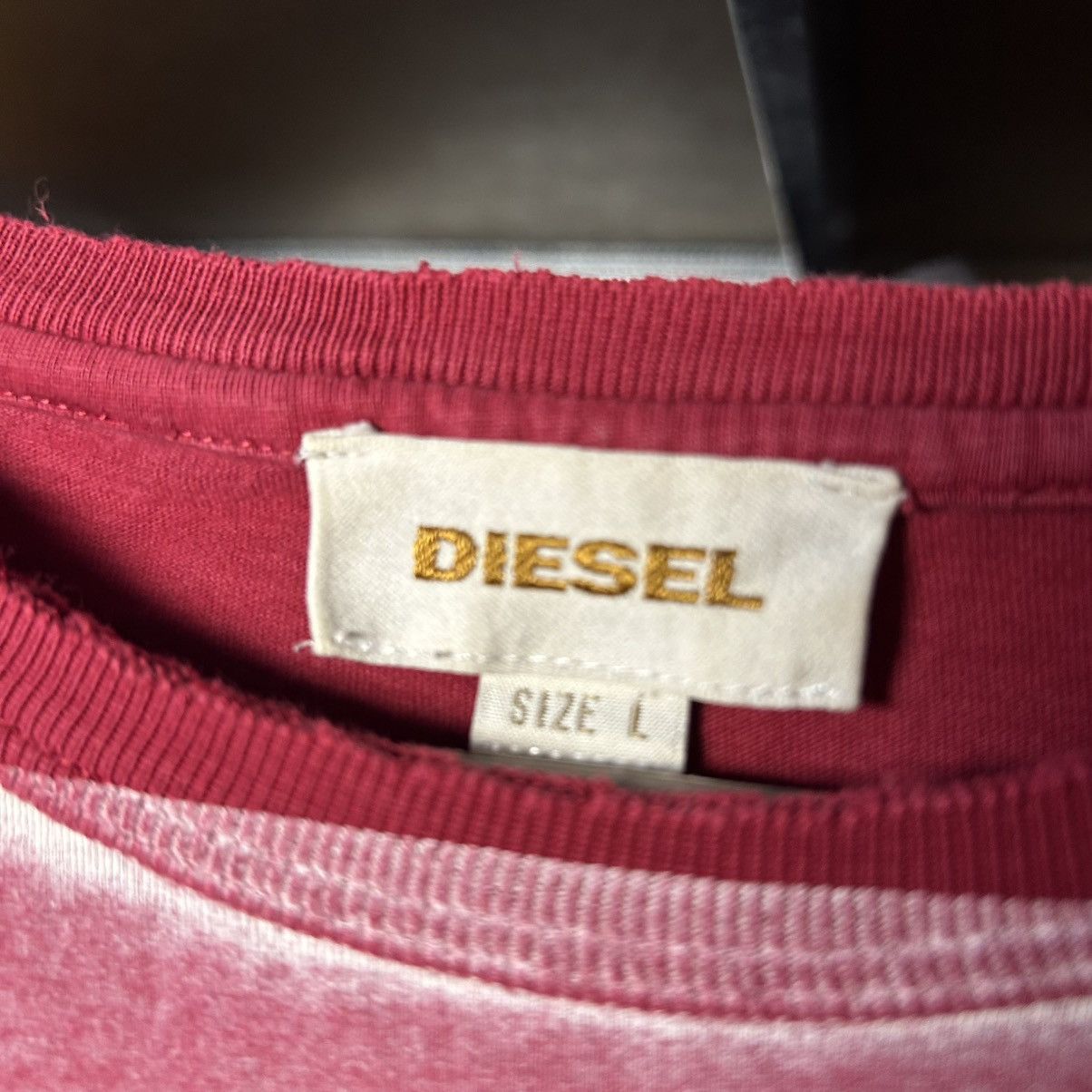 Diesel Designer Diesel Big Graphic Logo Y2k opium streetwear tee Size US L / EU 52-54 / 3 - 5 Thumbnail