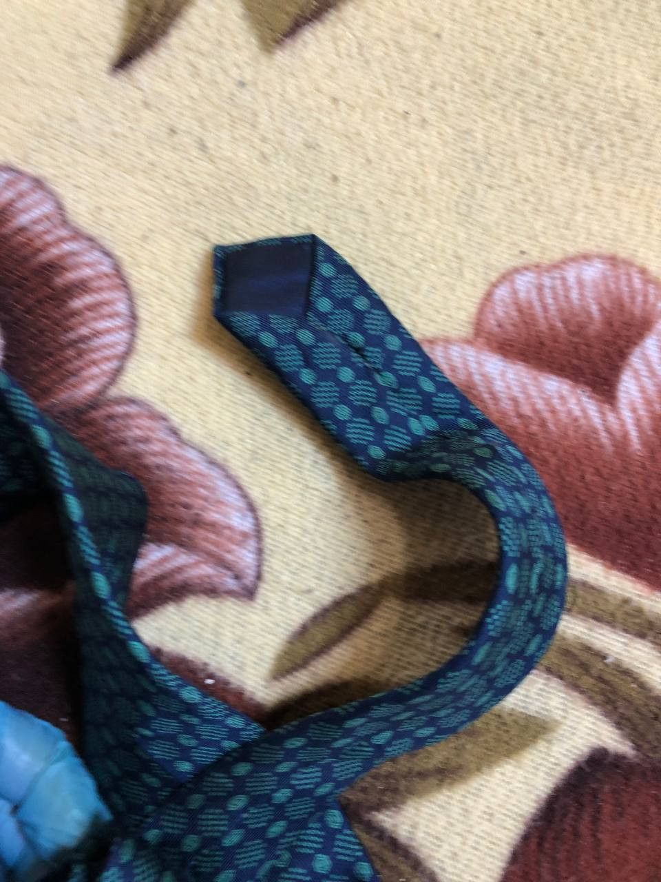 Cerruti 1881 Vintage Cerruti Silk Patterned Tie Size ONE SIZE - 6 Thumbnail