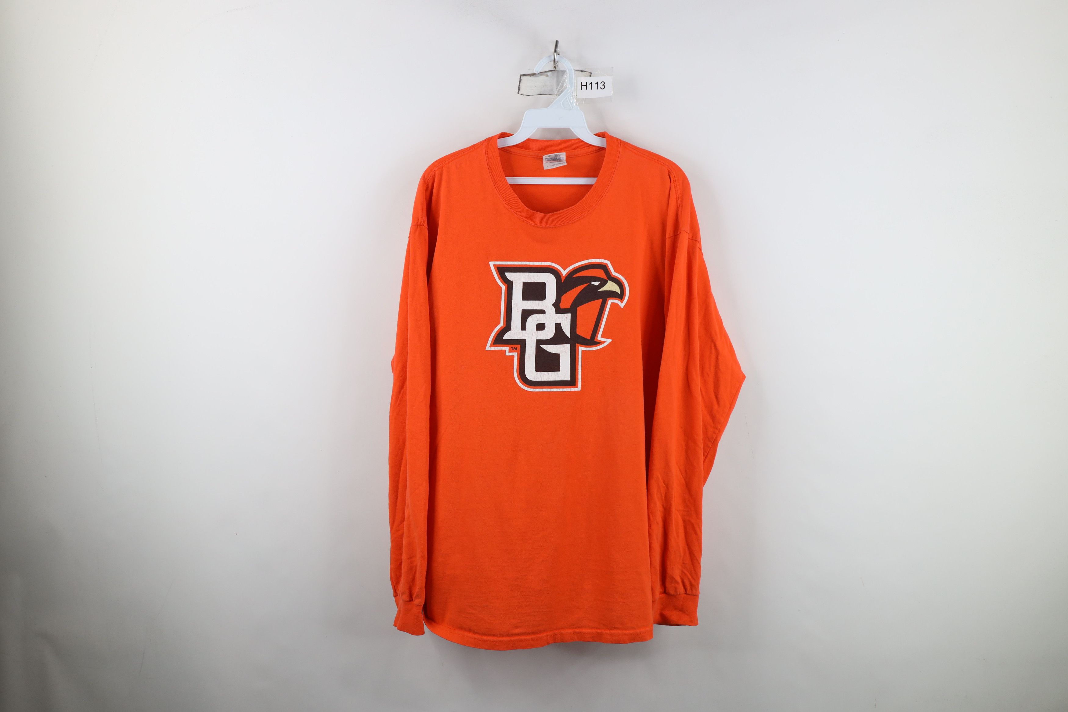 Vintage Vintage Green State University Long Sleeve T-Shirt Orange Size US L / EU 52-54 / 3 - 1 Thumbnail
