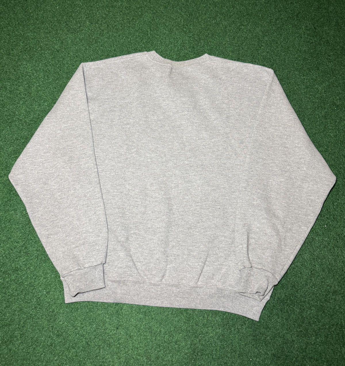 Russell Athletic Vtg Y2K Russell Athletic Minimalist Gray Blank Sweatshirt Size US M / EU 48-50 / 2 - 3 Thumbnail