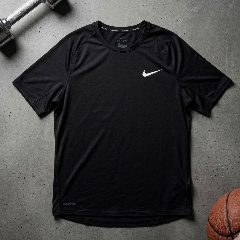 Nike Nike Pro Dri-FIT Men's Short Sleeve Training Shirt Black Size US XL / EU 56 / 4 - 1 Thumbnail