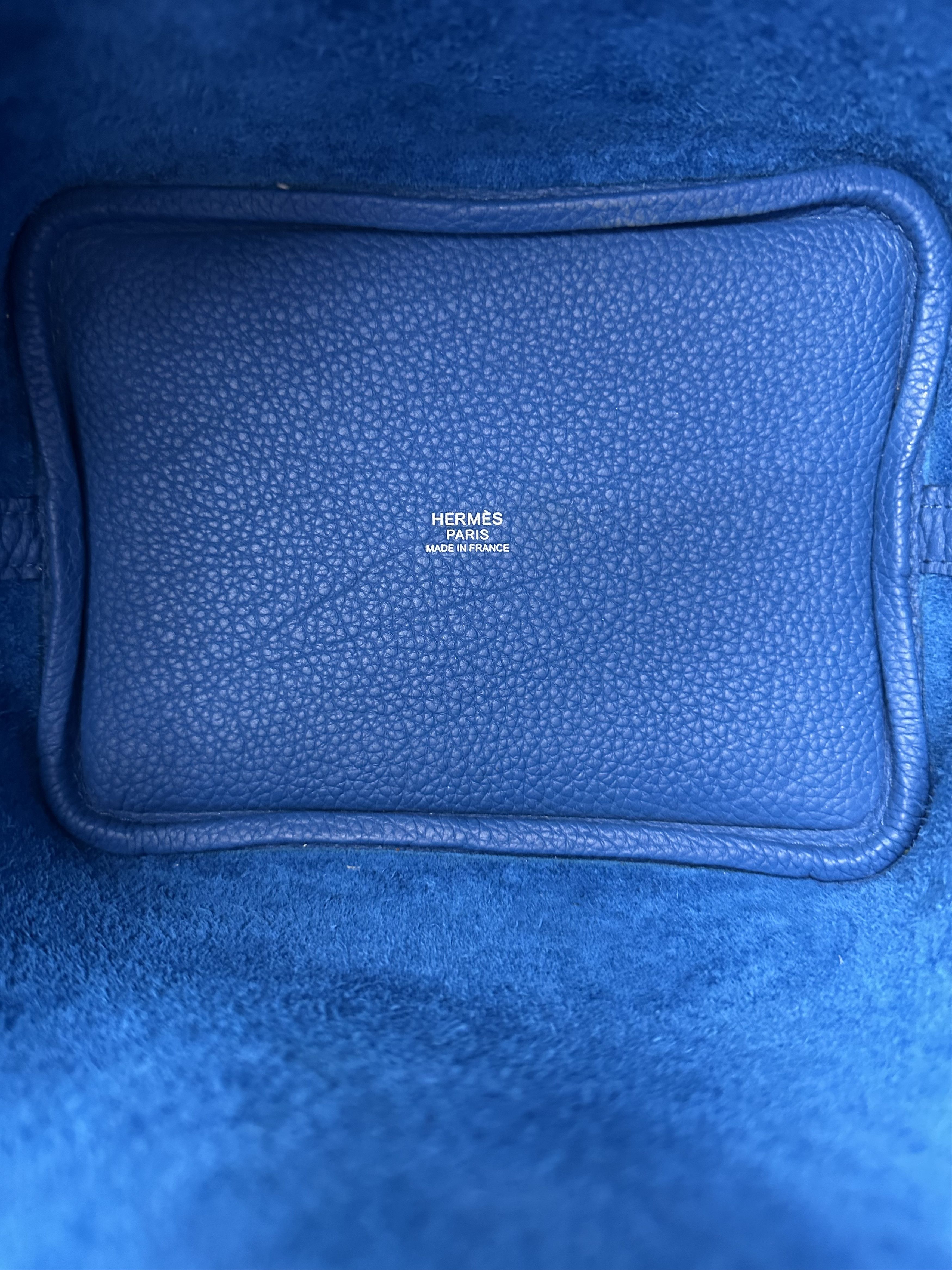 Hermes Hermes Bleu France Clemence Picotin 18 Size ONE SIZE - 6 Thumbnail