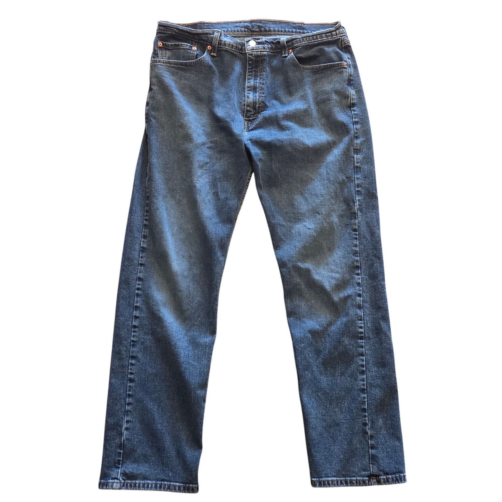 Levi's Levi's 505 Men's Regular Fit Navy Blue Jeans 38x32 Size US 38 / EU 54 - 1 Thumbnail