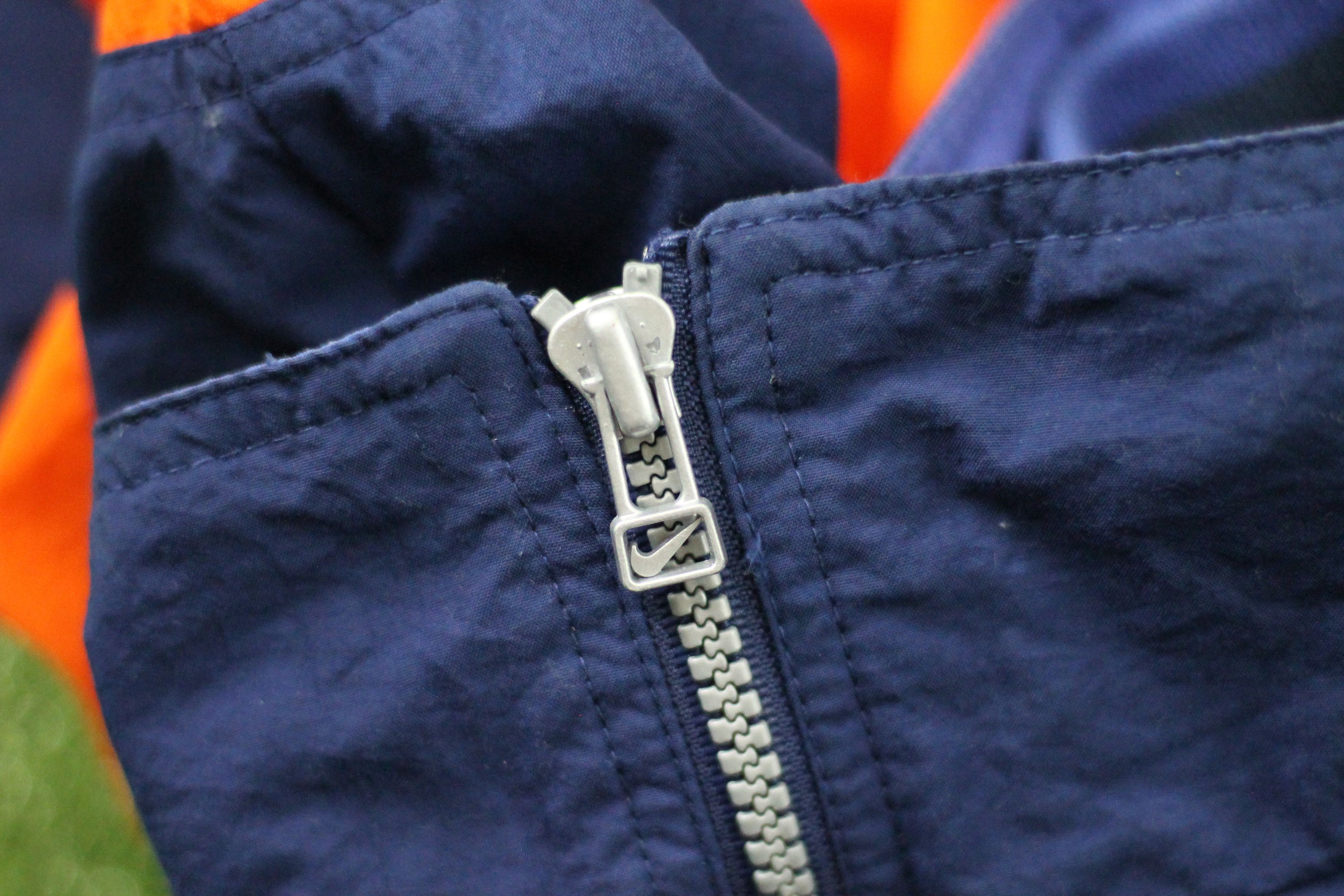 Nike × Vintage Vtg 90s Nike KNVB Netherlands Team Big Logo Track Jacket Size US XL / EU 56 / 4 - 12 Thumbnail