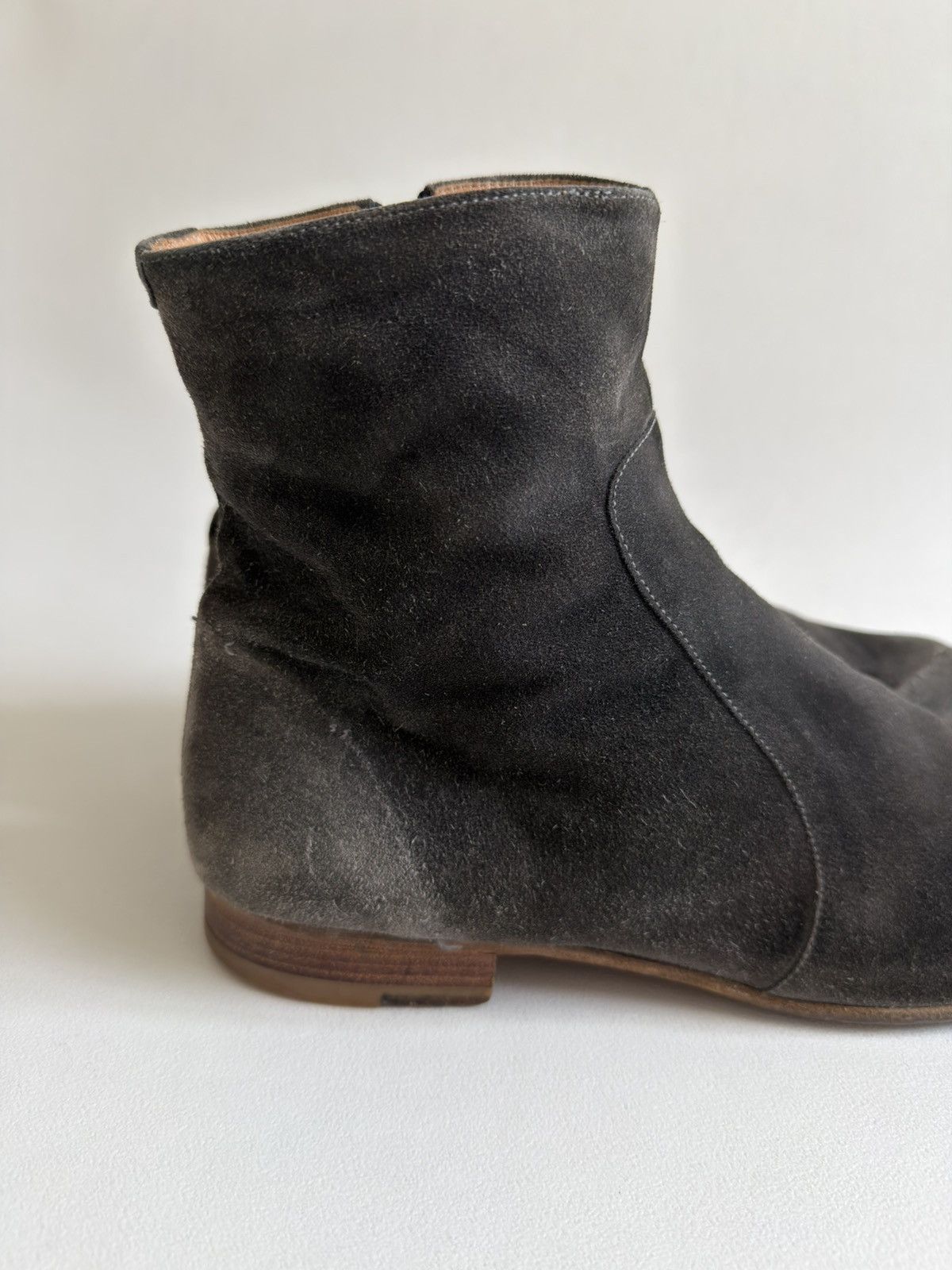 Maison Margiela S/S 08 ‘Deconstructed’ Suede Boots Size US 10 / EU 43 - 4 Thumbnail
