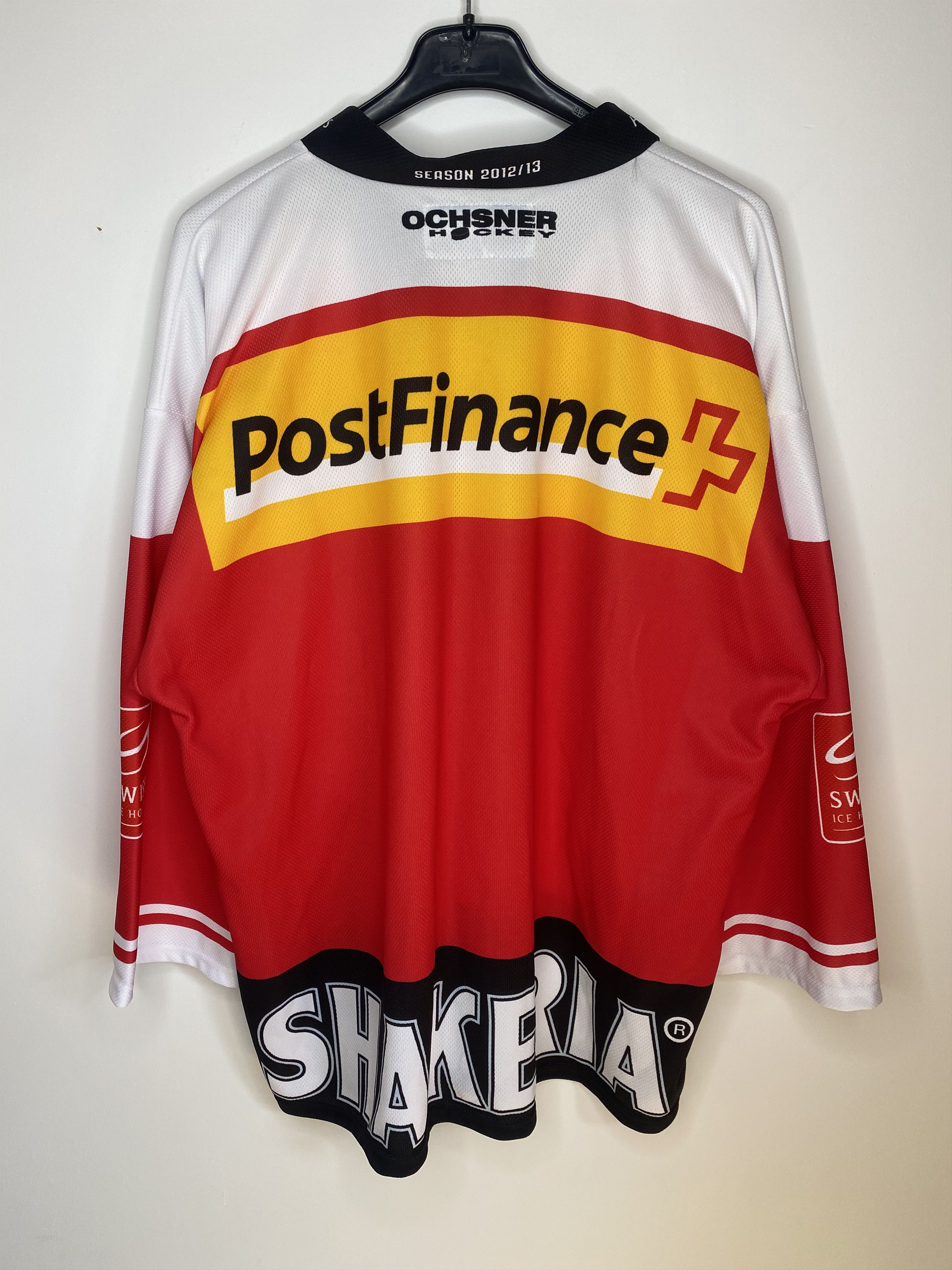 Nike SWITZERLAND TEAM 2012 2013 SIGNATURE ICE HOCKEY JERSEY SHIRT Size US XL / EU 56 / 4 - 2 Thumbnail