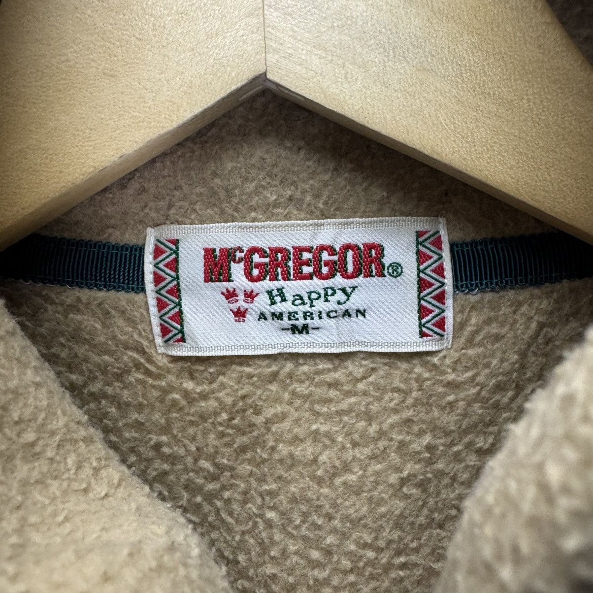 McGregor × Vintage ⚡️90s MCGREGOR FLEECE AMERICAN ZIPPER JACKET Size M / US 6-8 / IT 42-44 - 9 Thumbnail
