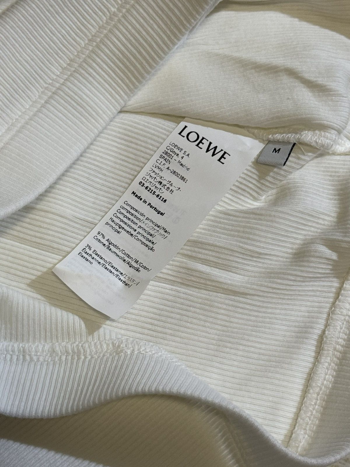 Loewe Loewe white crop top Size M / US 6-8 / IT 42-44 - 5 Thumbnail
