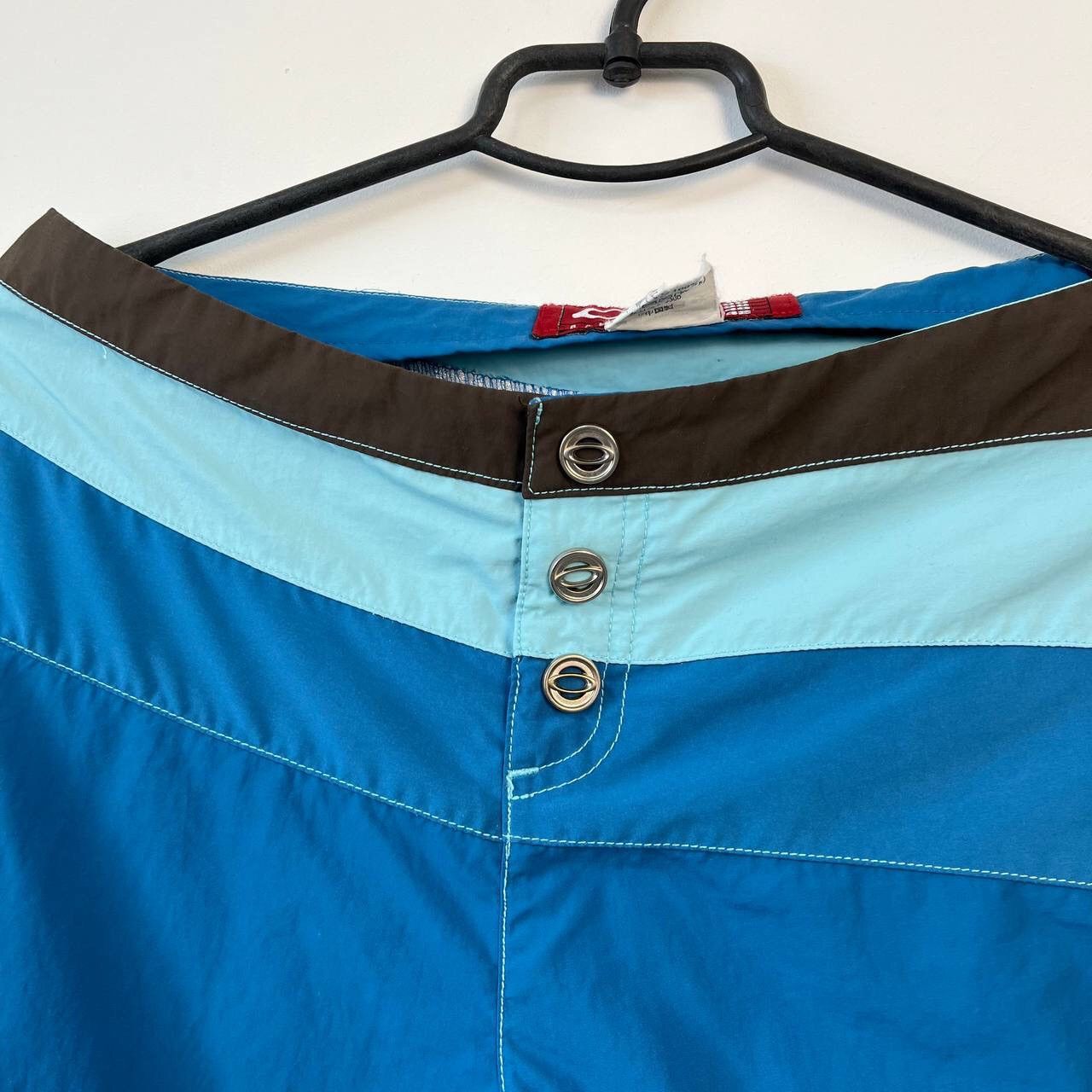 Oakley Vintage Blue Oakley Shorts Big Logo Swimwear Surfing Style Size US 33 - 2 Thumbnail