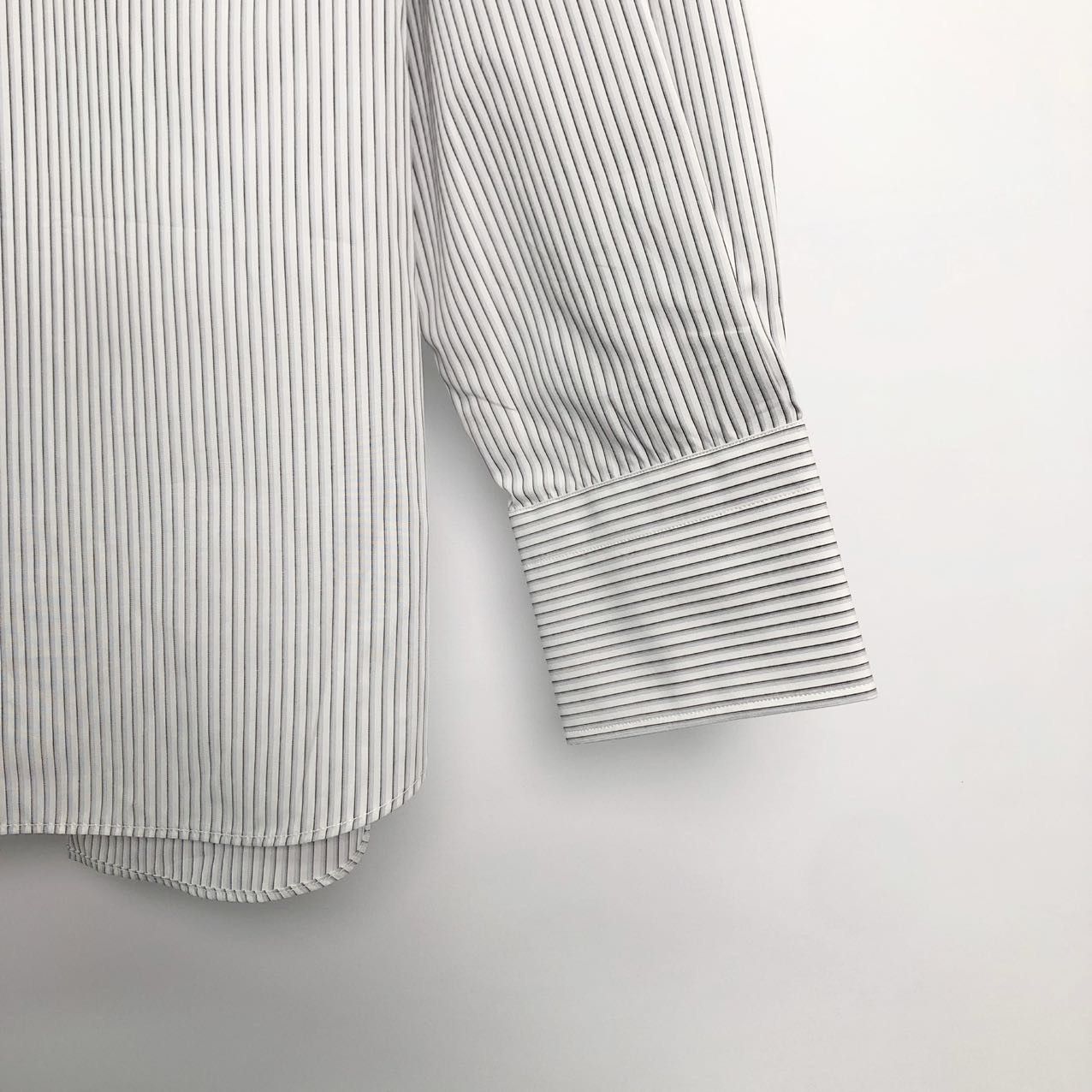 Z Zegna Zegna Striped Button Long Sleeve Shirt K26WX Size US M / EU 48-50 / 2 - 4 Thumbnail