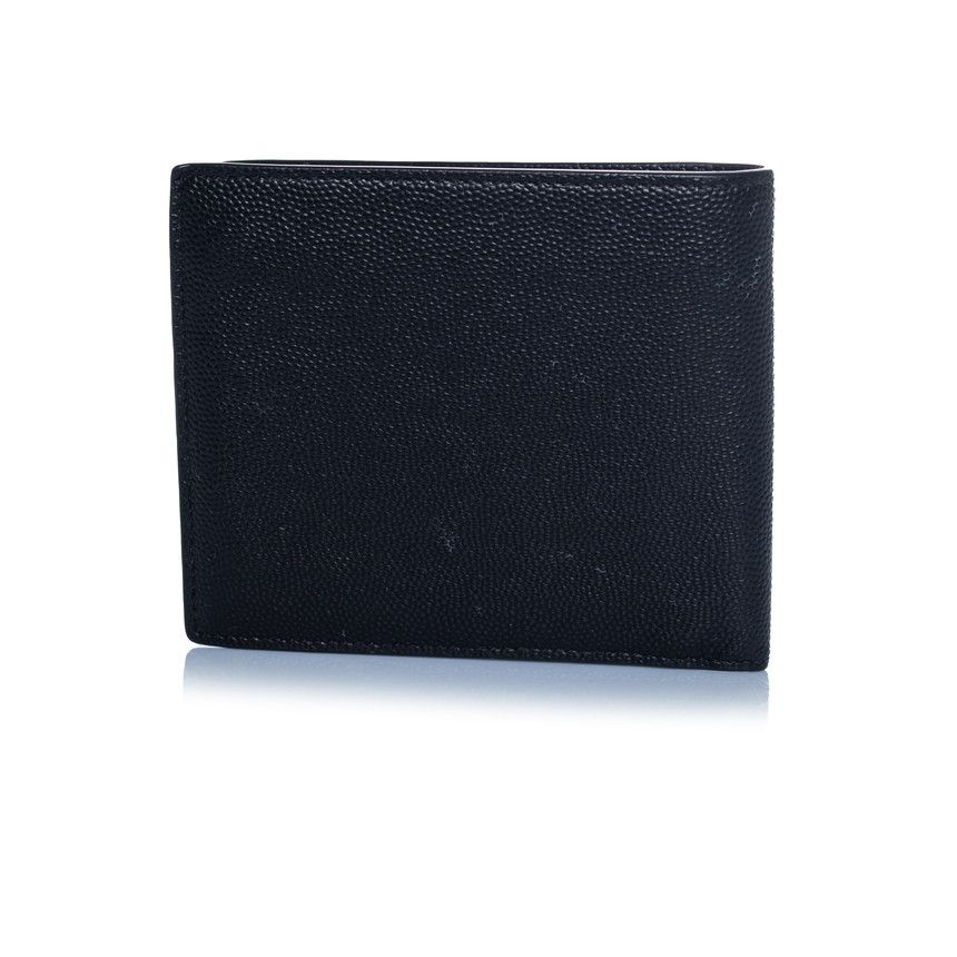 Saint Laurent Paris Saint Laurent, grained leather wallet Size ONE SIZE - 3 Thumbnail