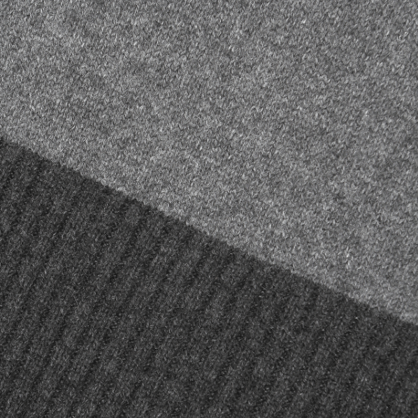 Loro Piana o1w1db10724 Turtleneck Cashmere Sweater in Black/Grey Size M / US 6-8 / IT 42-44 - 4 Thumbnail