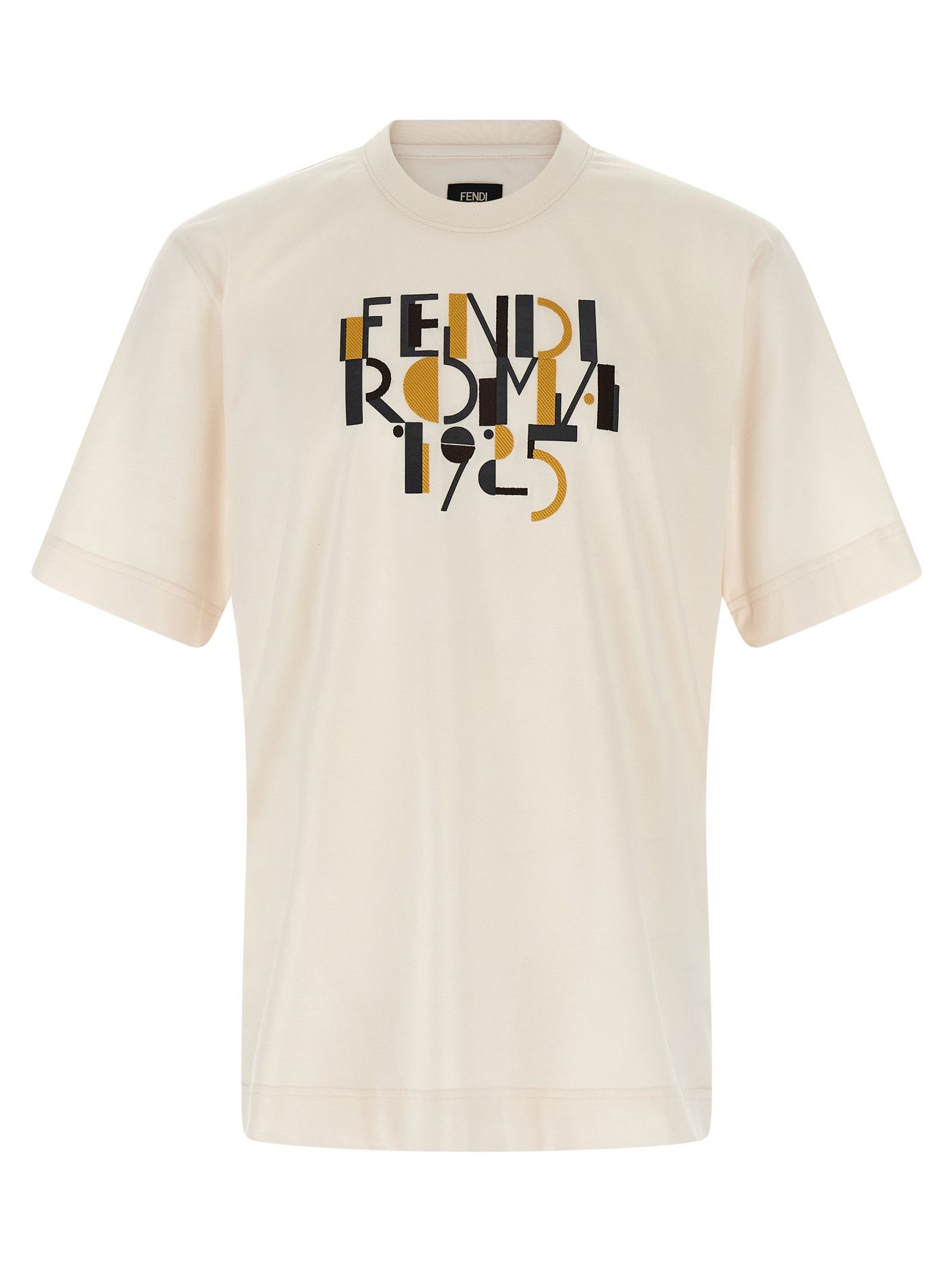Fendi 'Fendi Roma 1925' Print T-Shirt Size US S / EU 44-46 / 1 - 1 Thumbnail