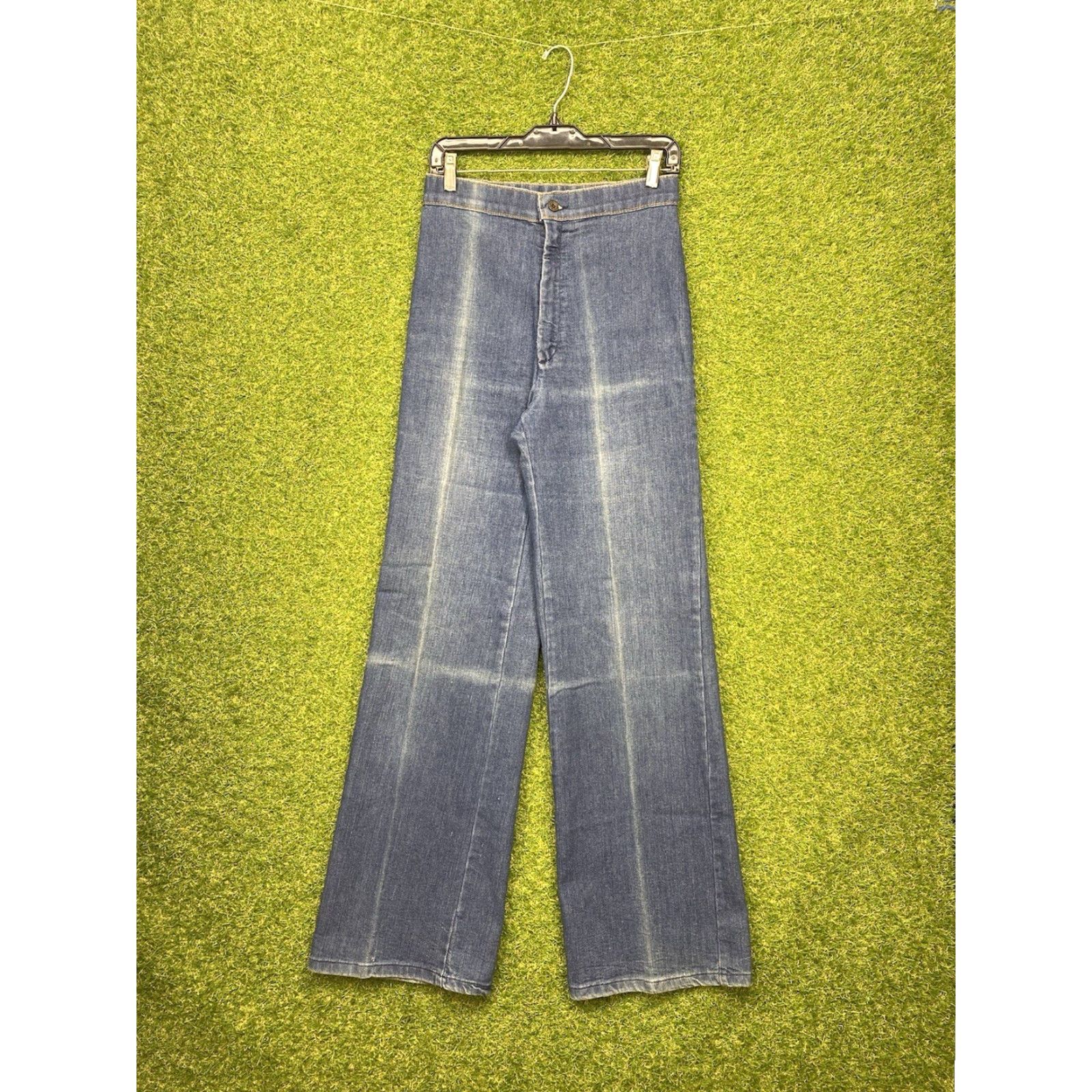 Levi's VINTAGE Levi's Jeans - 1970s Orange Tab Wide-Leg 28x32 High Rise Denim Blue Mens Size 28" / US 6 / IT 42 - 2 Thumbnail