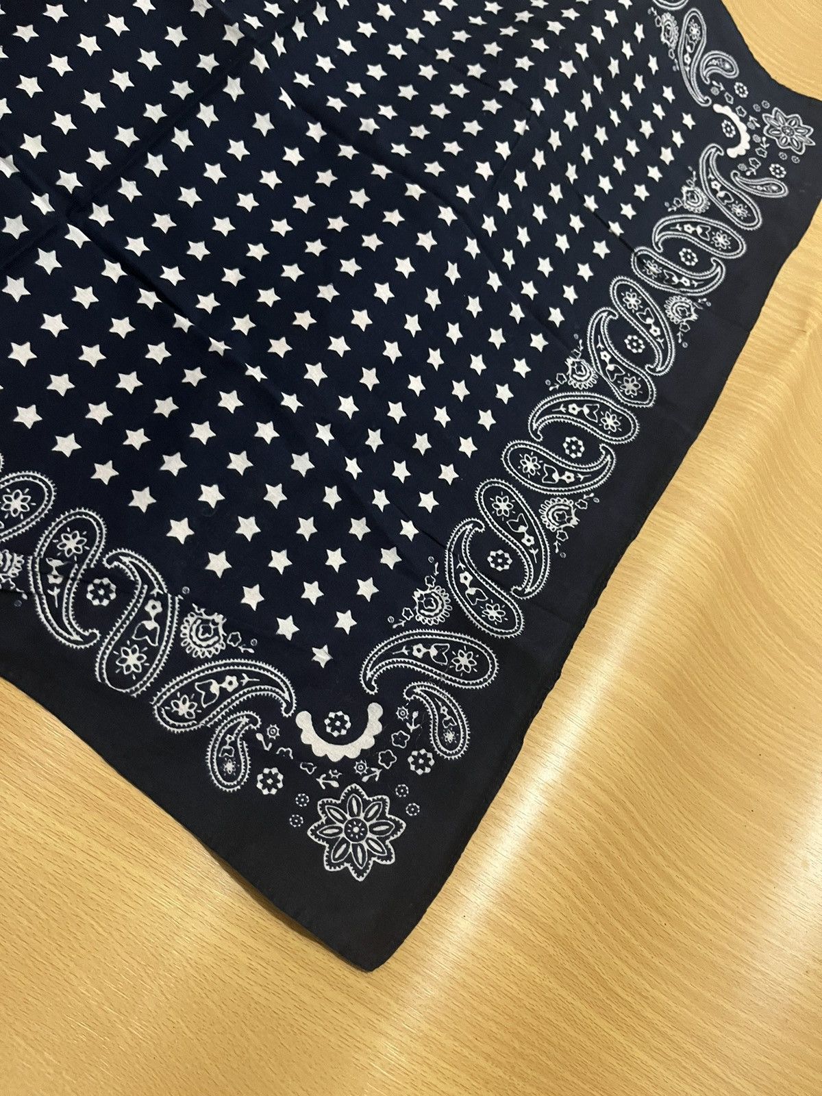 Japanese Brand Blue Navy Bandana Vintage Size ONE SIZE - 4 Thumbnail