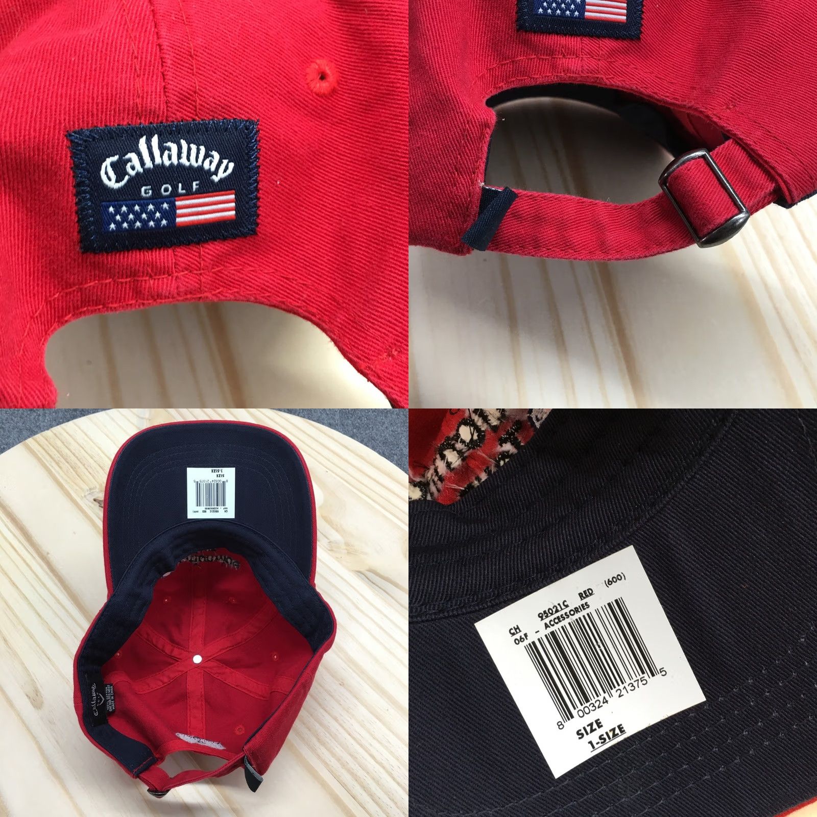 Callaway Callaway Nationwide Tour Baseball Hat Men Blue OS Curved Brim Embroidered Logo Size ONE SIZE - 8 Thumbnail