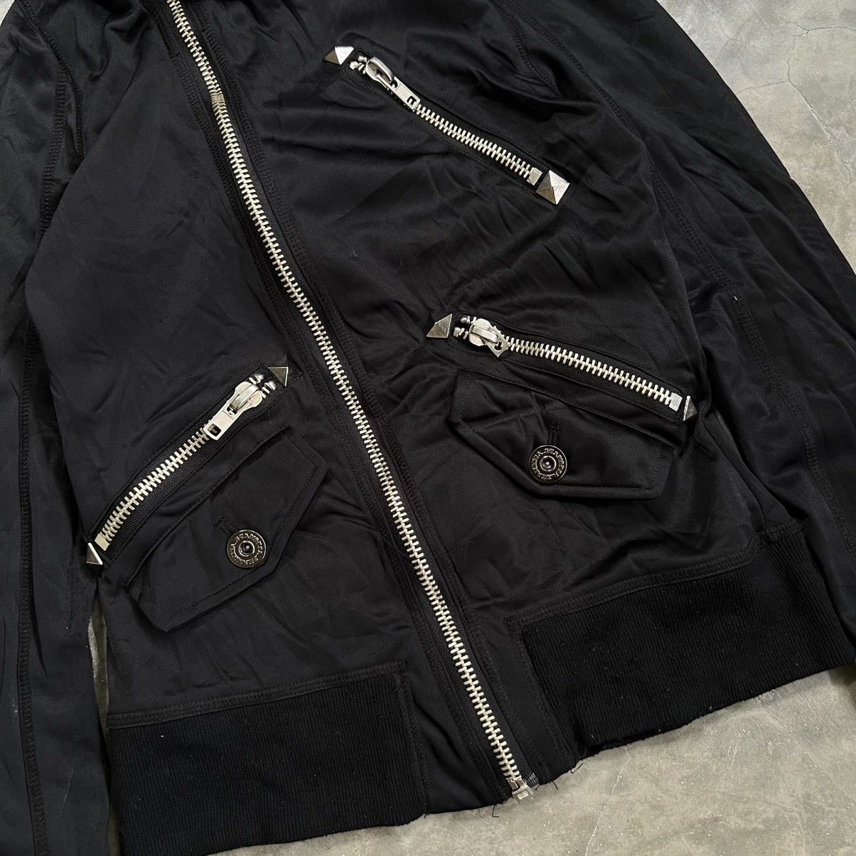 If Six Was Nine 2000s D.I.A Vkei Style Asymmetric Multi Zip Jacket Size US XS / EU 42 / 0 - 4 Thumbnail