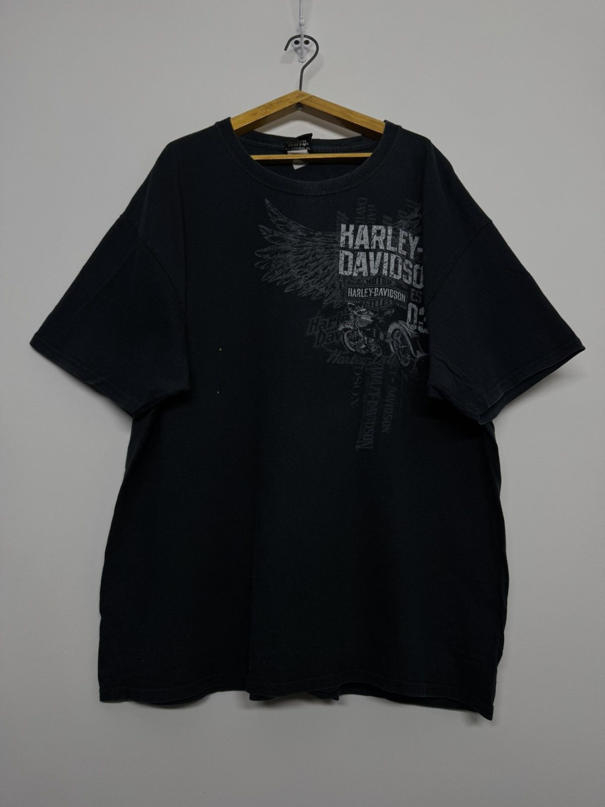 Harley Davidson Vintage HARLEY DAVIDSON Las Vegas Nevada Skull T-Shirt Size US XL / EU 56 / 4 - 9 Thumbnail