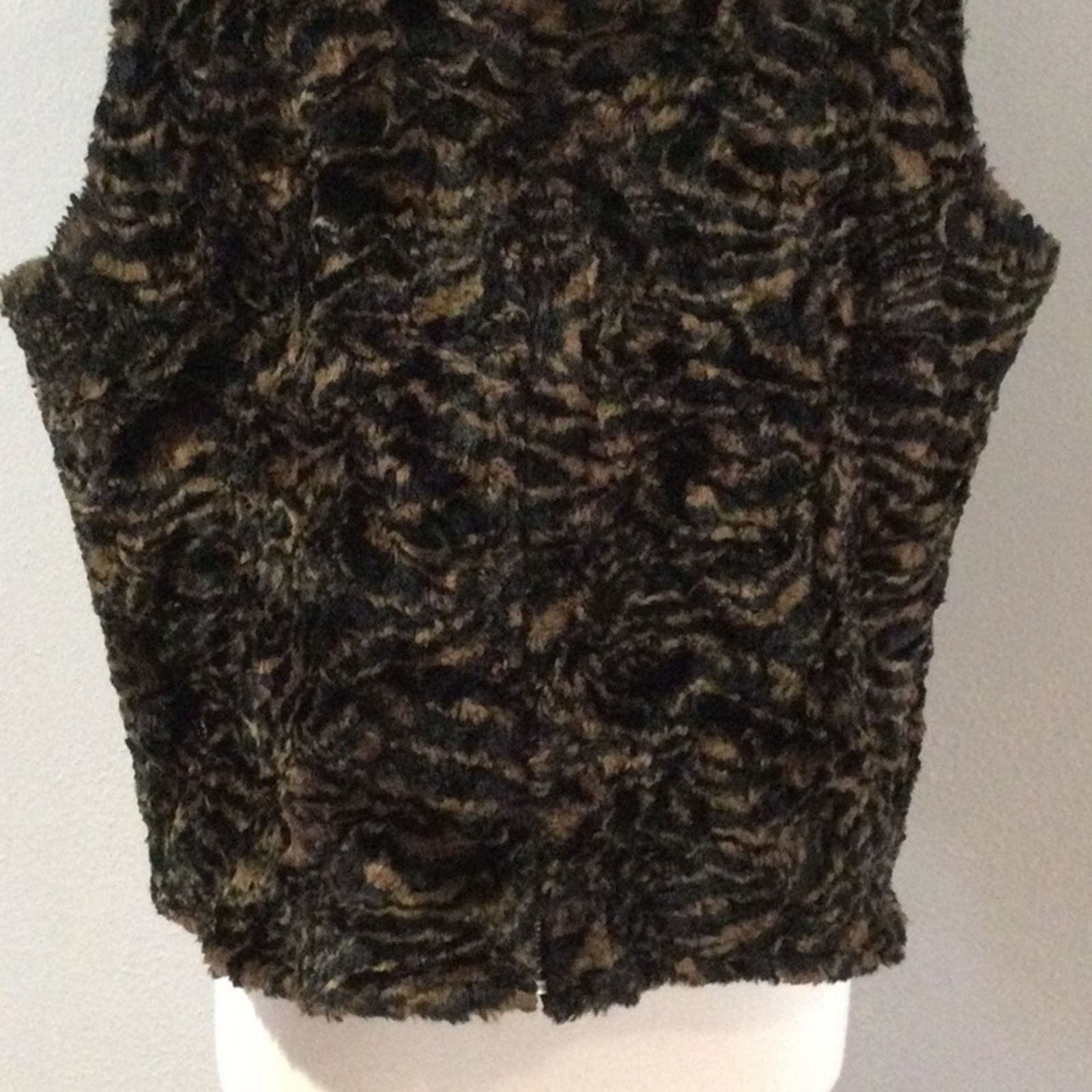 Other Blue Jean & Animal Print Reversible Vest Unknown Measurement Size ONE SIZE - 13 Thumbnail