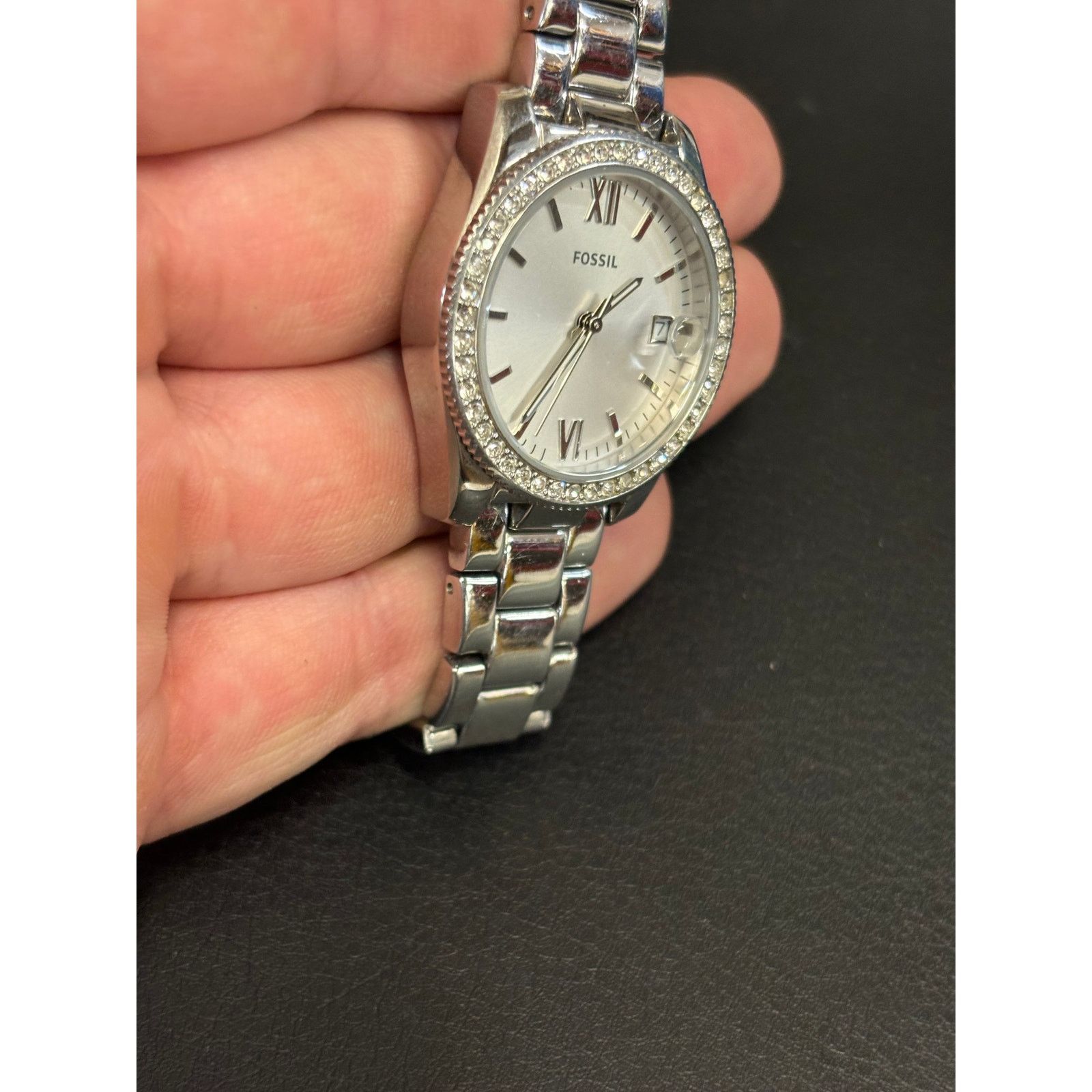 Fossil Fossil Scarlette ES4317 Silver Tone Women’s Watch! Size ONE SIZE - 9 Thumbnail
