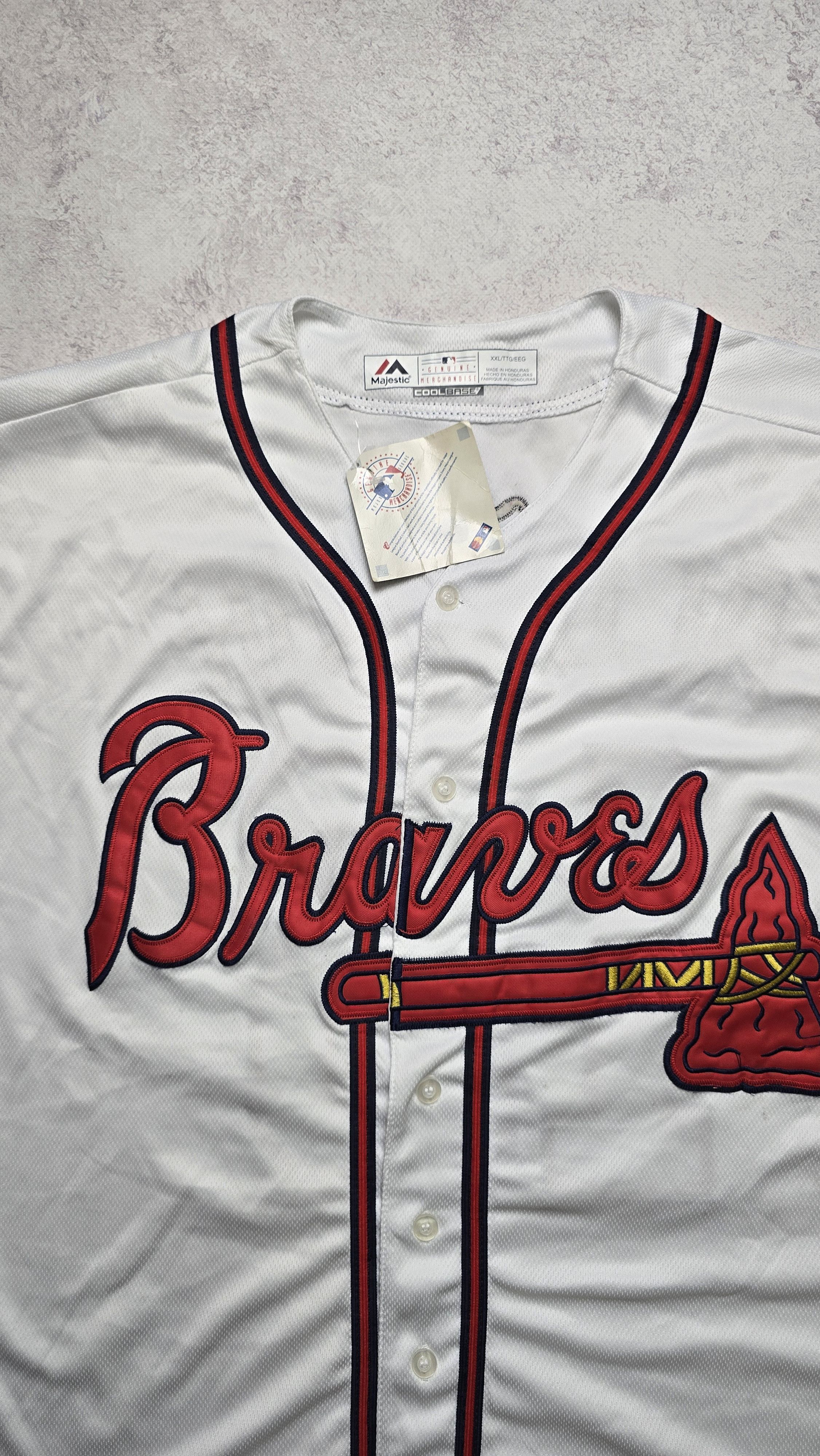 Majestic Atlanta Braves Ronald Acuña Jr. #13 MLB Baseball Jersey Size US XXL / EU 58 / 5 - 12 Thumbnail