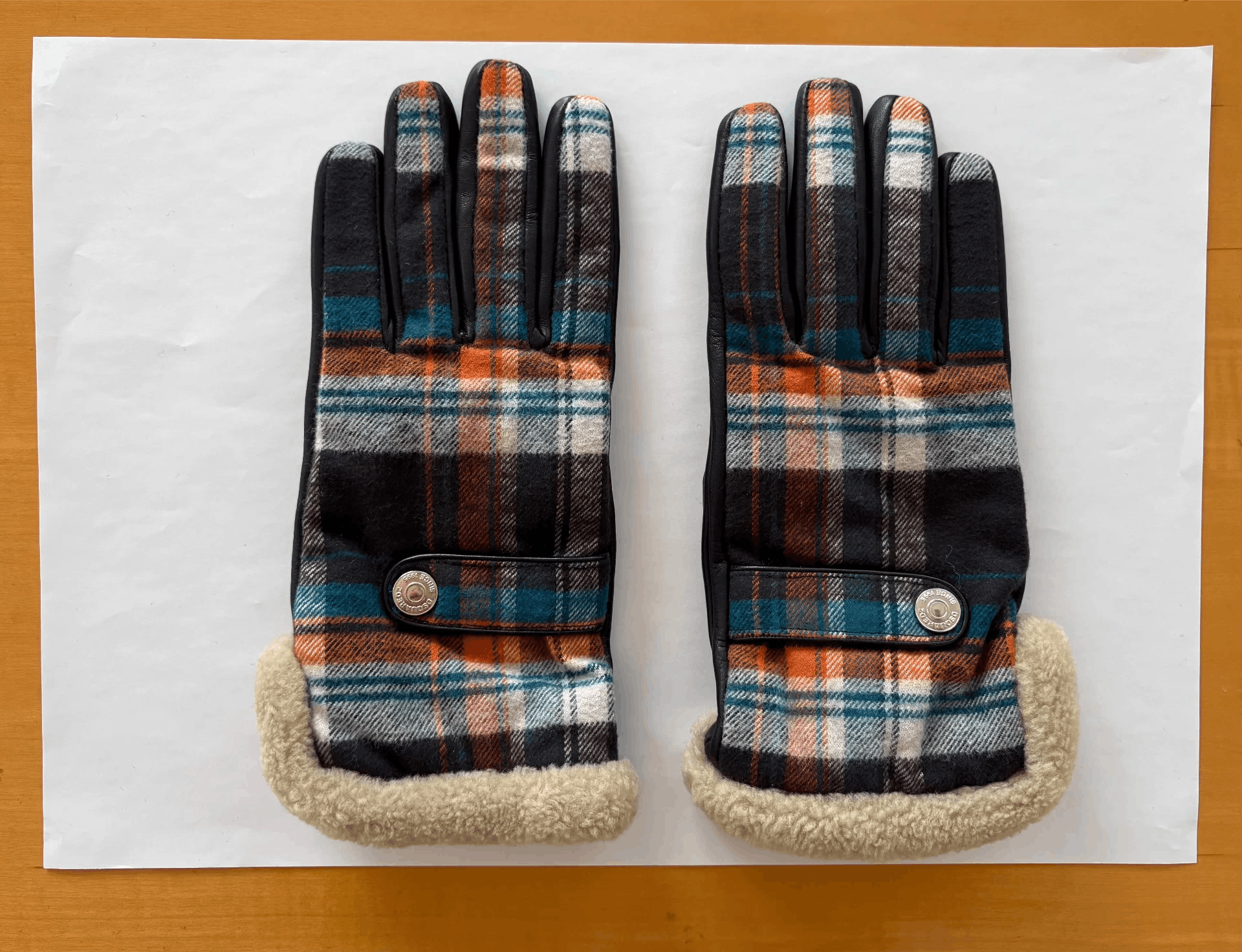 Dsquared2 Dsquared2 Men's Cashmere Leather Gloves Size ONE SIZE - 1 Thumbnail