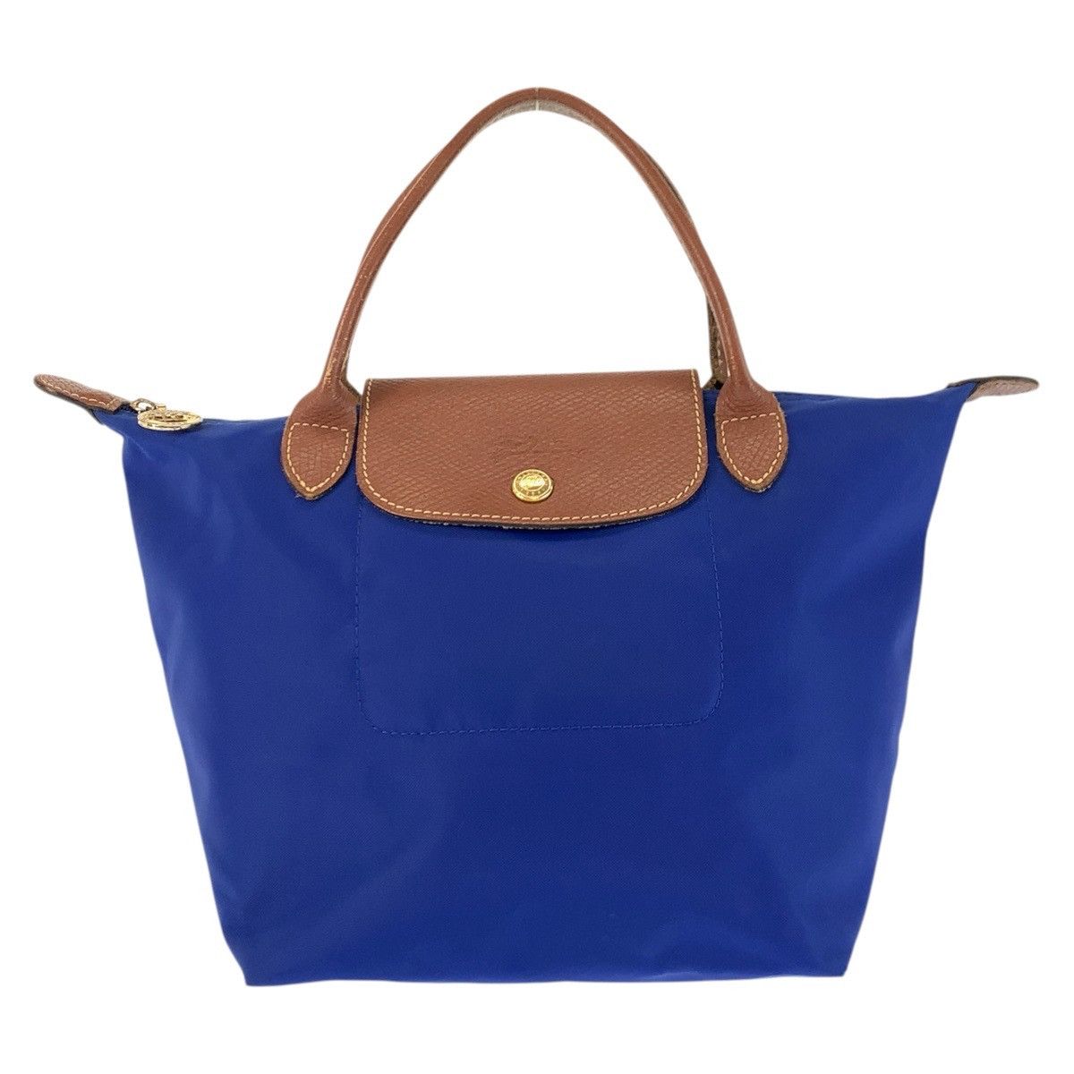 Longchamp Longchamp Le Pliage Nylon Leather Tote Bag Textile Tote Bag 1621089683 Duty Free For Usa in Blue, Women's