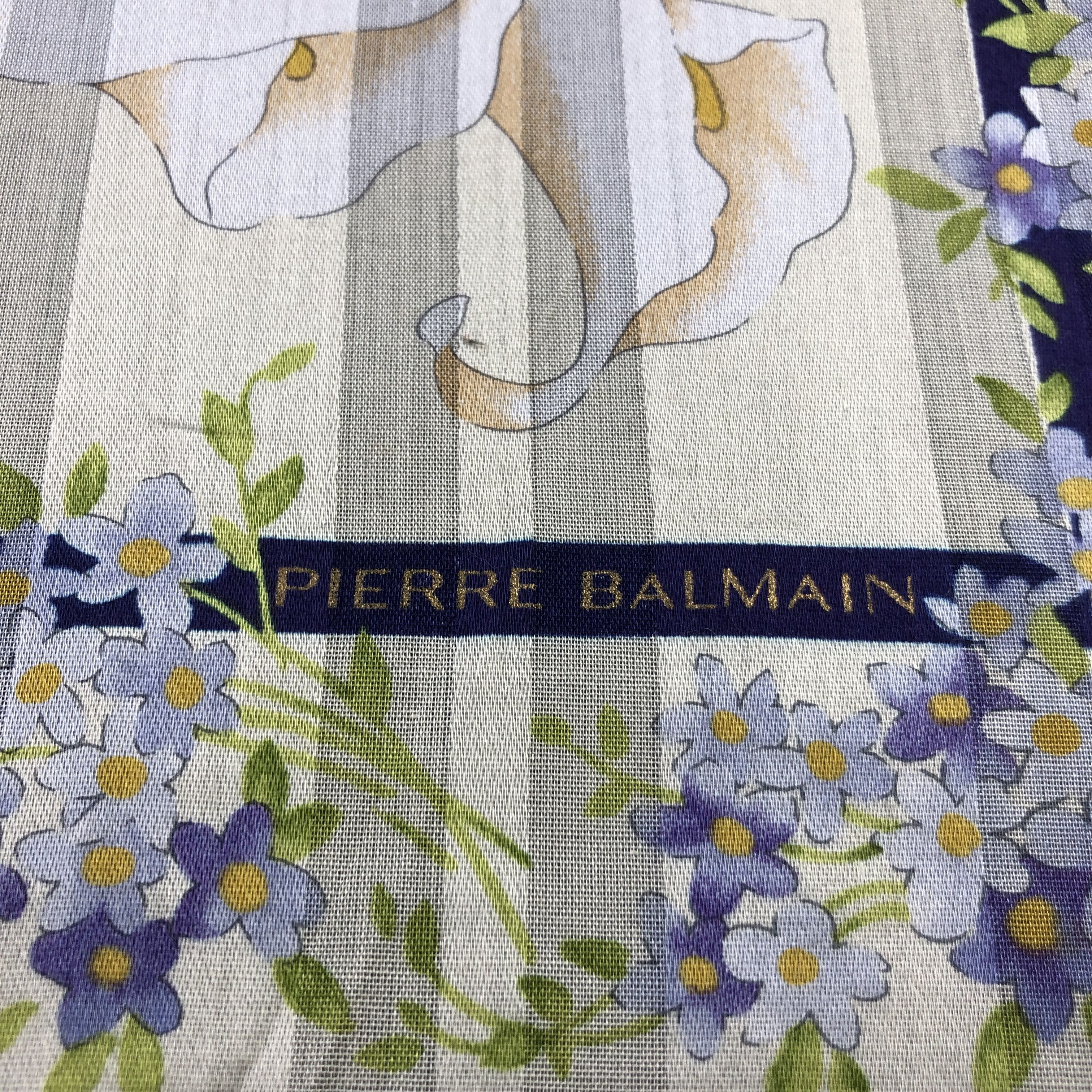 Pierre Balmain Pierre Balmain Handkerchief Neckerchief Bandana H2386 Size ONE SIZE - 4 Thumbnail
