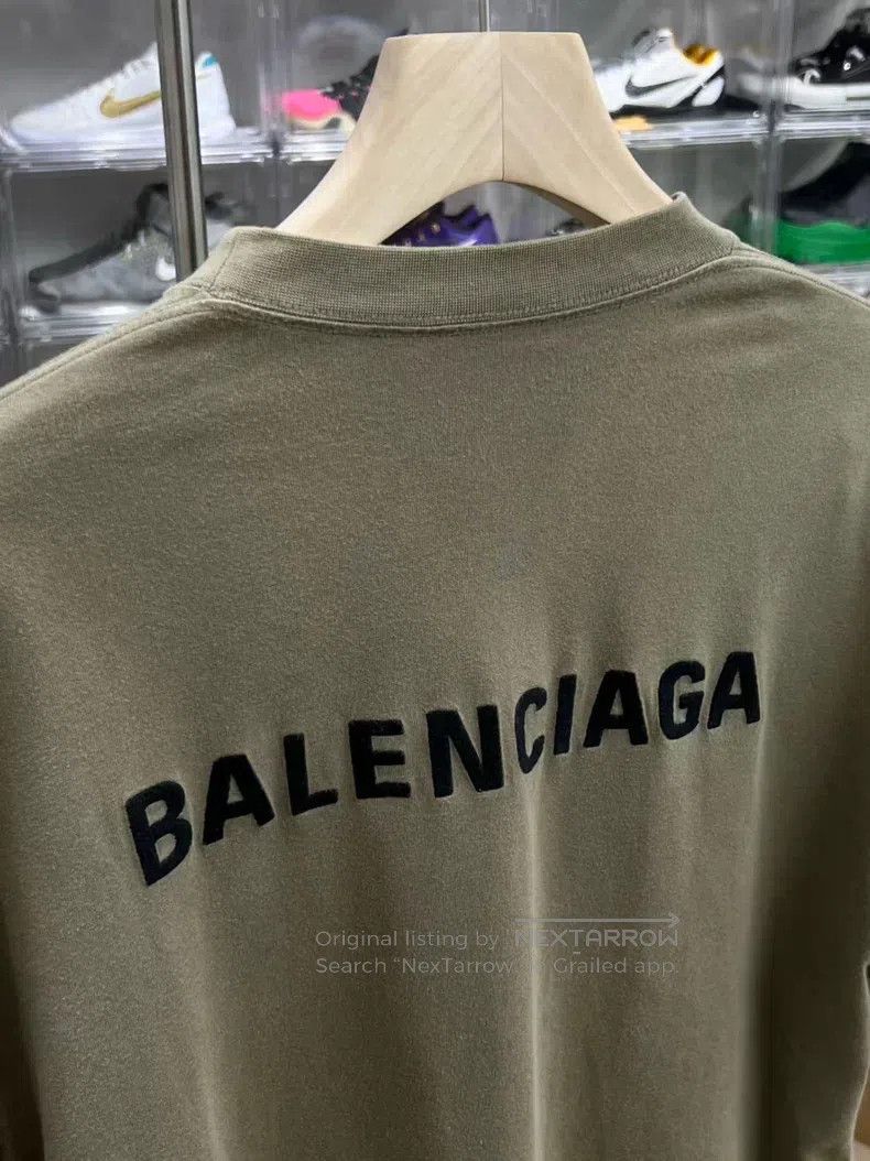 Balenciaga Balenciaga Teal Short Sleeve Size M Size US M / EU 48-50 / 2 - 5 Thumbnail