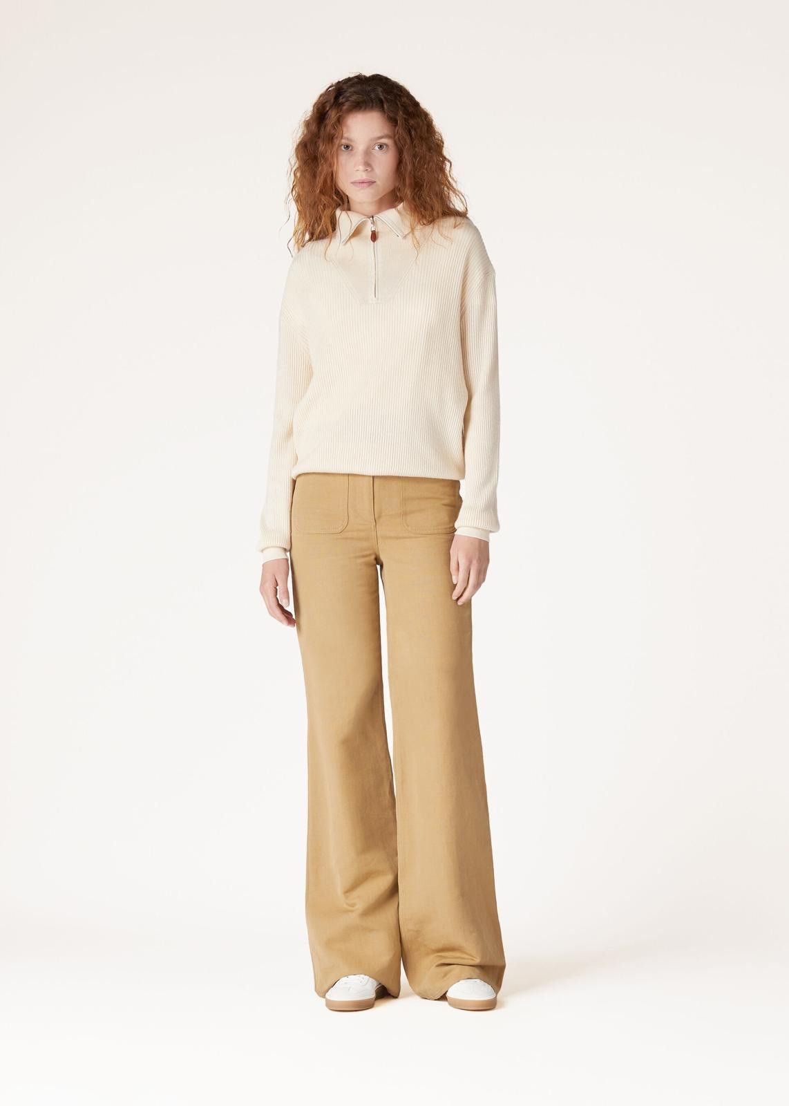 Loro Piana o1srvl11e0425 FAM8742 Linen Danbeth Trouser in Light Brown Size 27" / US 4 / IT 40 - 3 Thumbnail