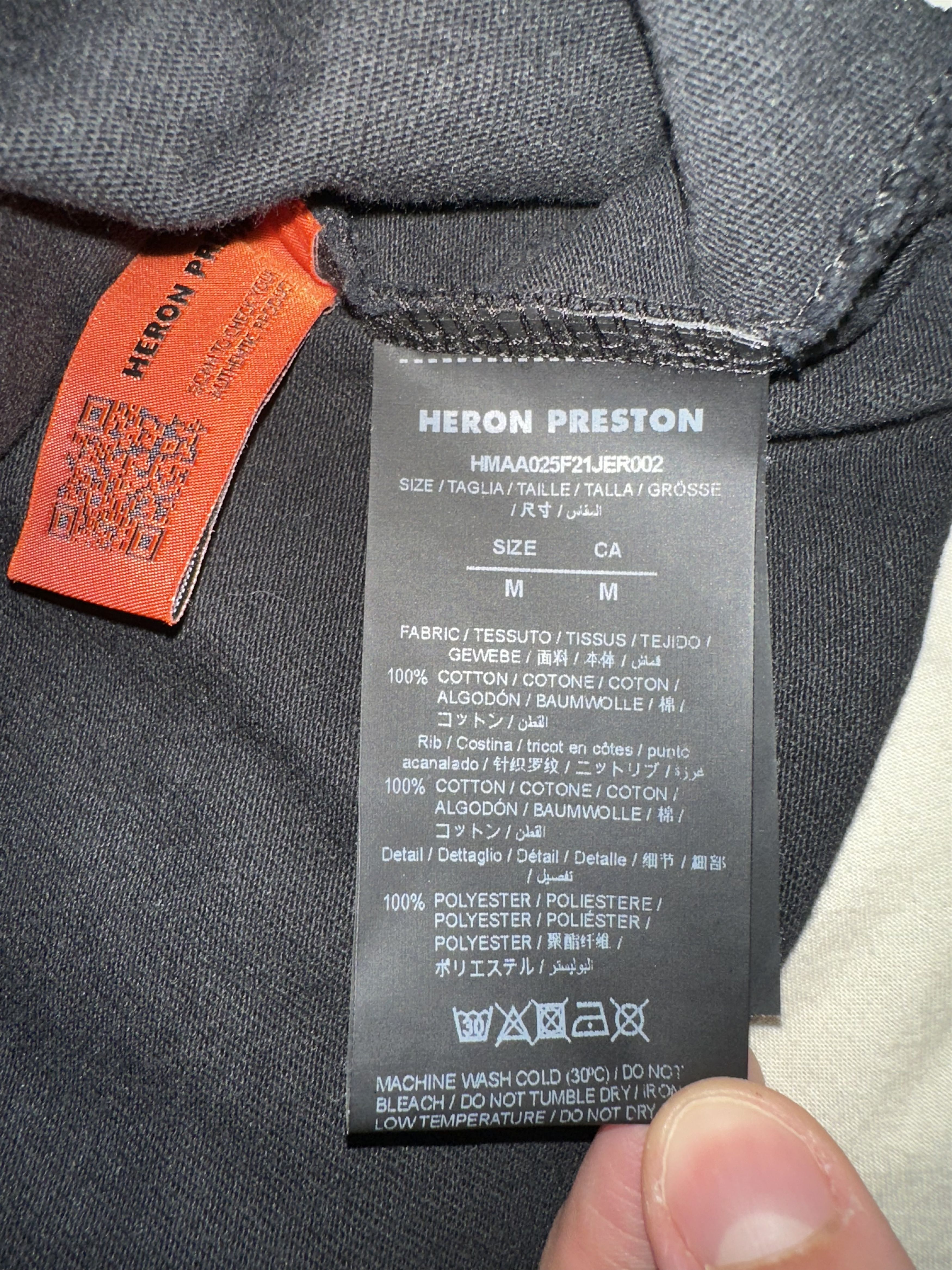 Heron Preston Heron Preston Logo Tee Size M Size US M / EU 48-50 / 2 - 6 Thumbnail