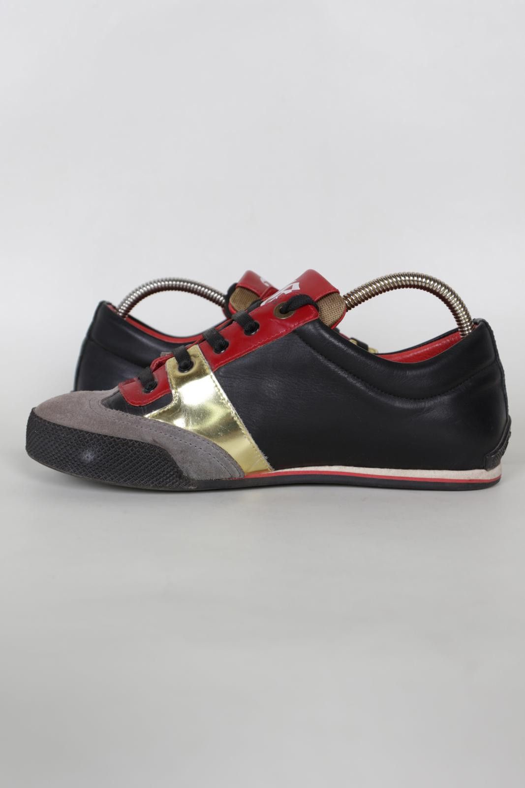 John Galliano 00's John Galliano Rodolf Nero Low-Top Sneakers Size US 7.5 / EU 40-41 - 5 Thumbnail